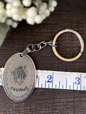 Taurus Metal Keychain