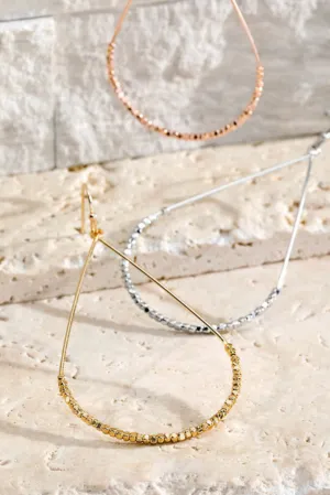 Teardrop Metal Earrings