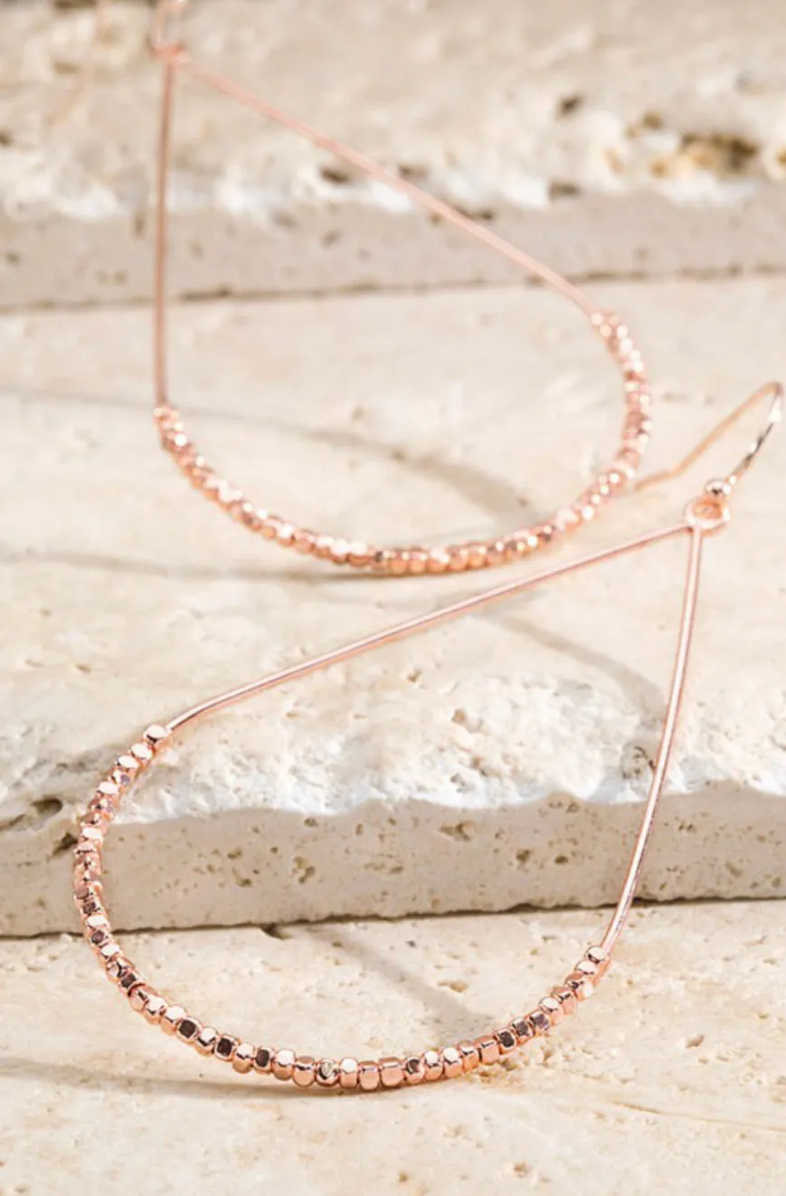 Teardrop Metal Earrings