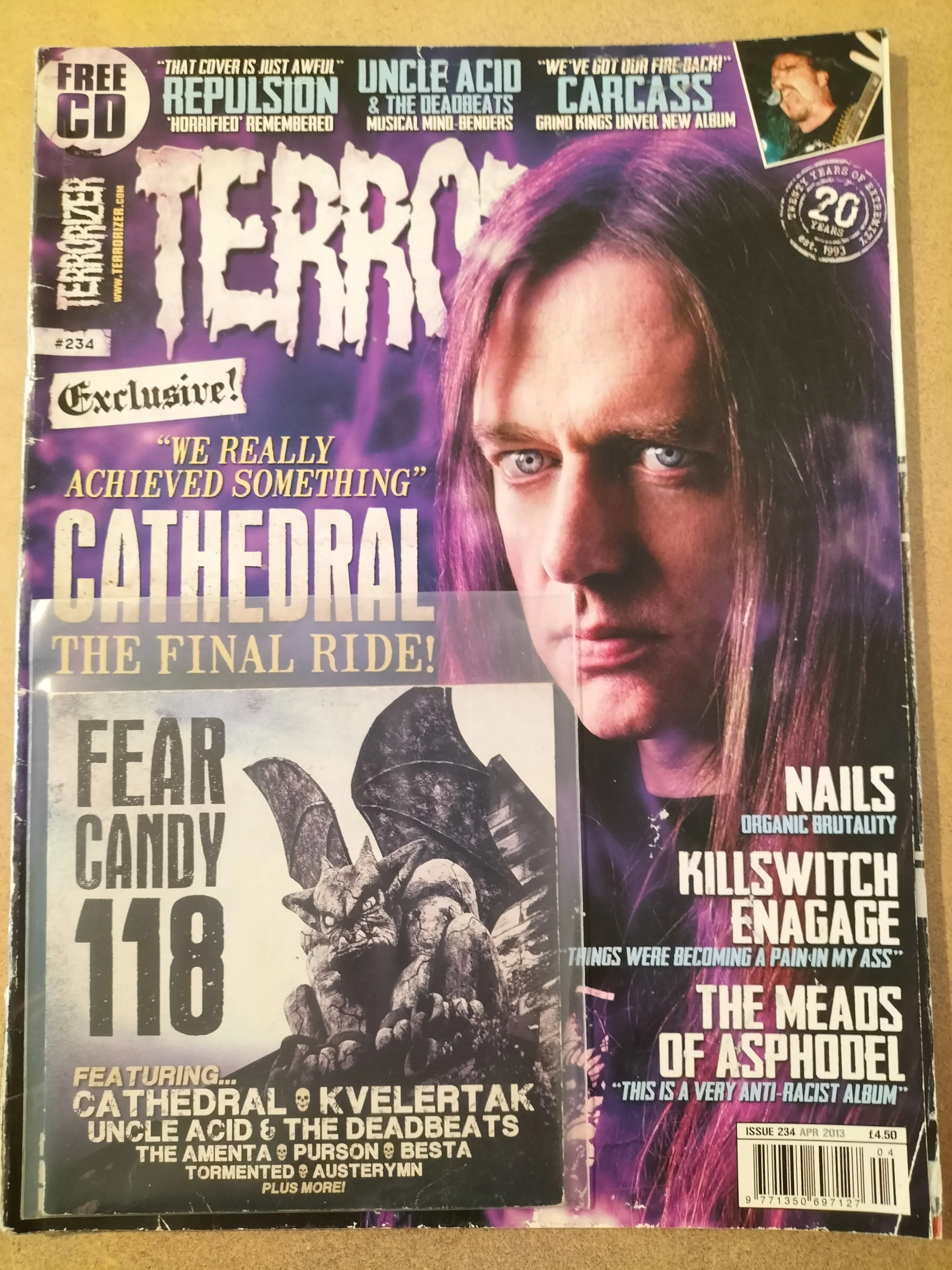 TERRORIZER #234   Fear Candy 118 CD [2ND HAND]