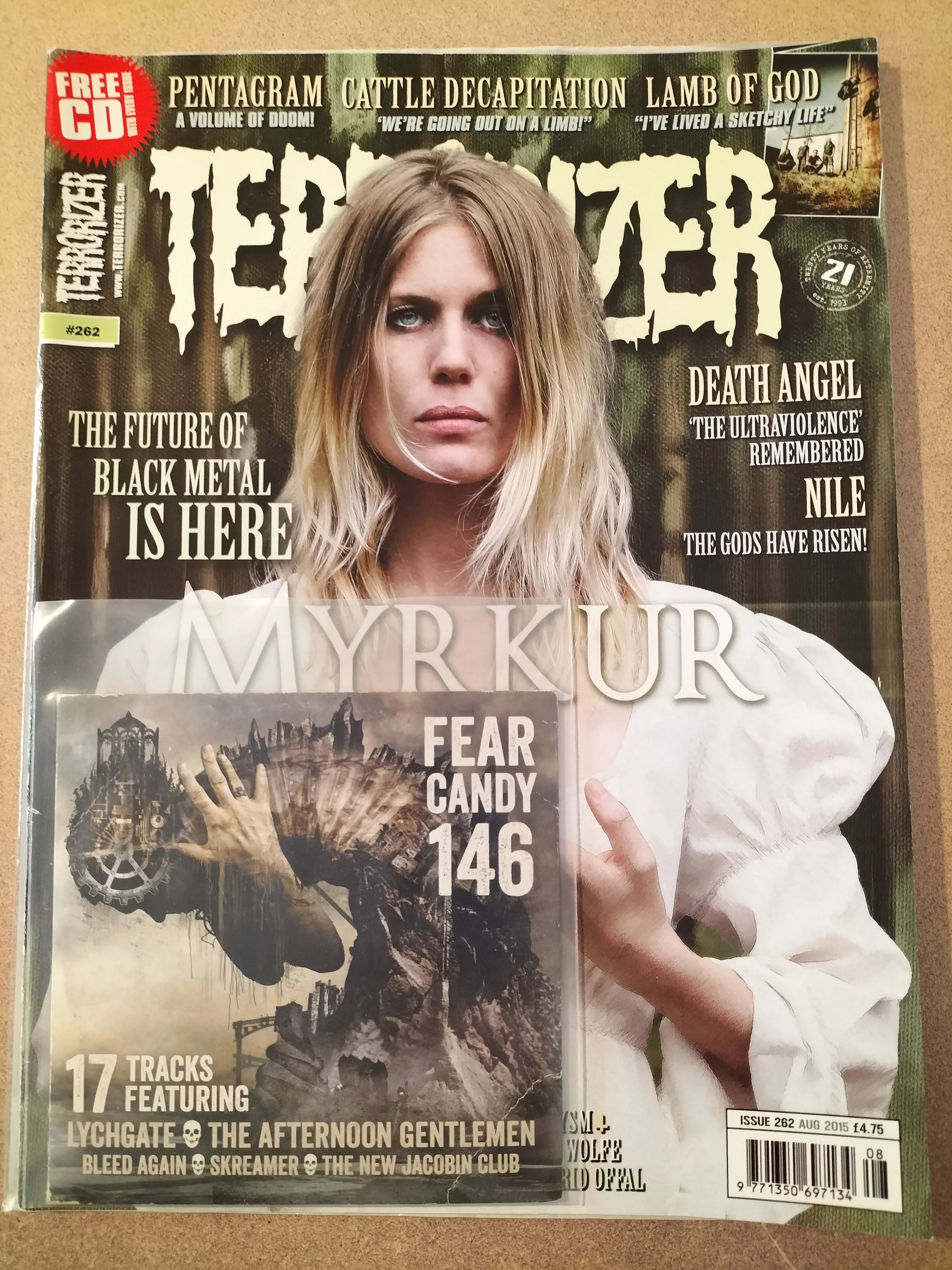 TERRORIZER #262   Fear Candy 146 CD [2ND HAND]