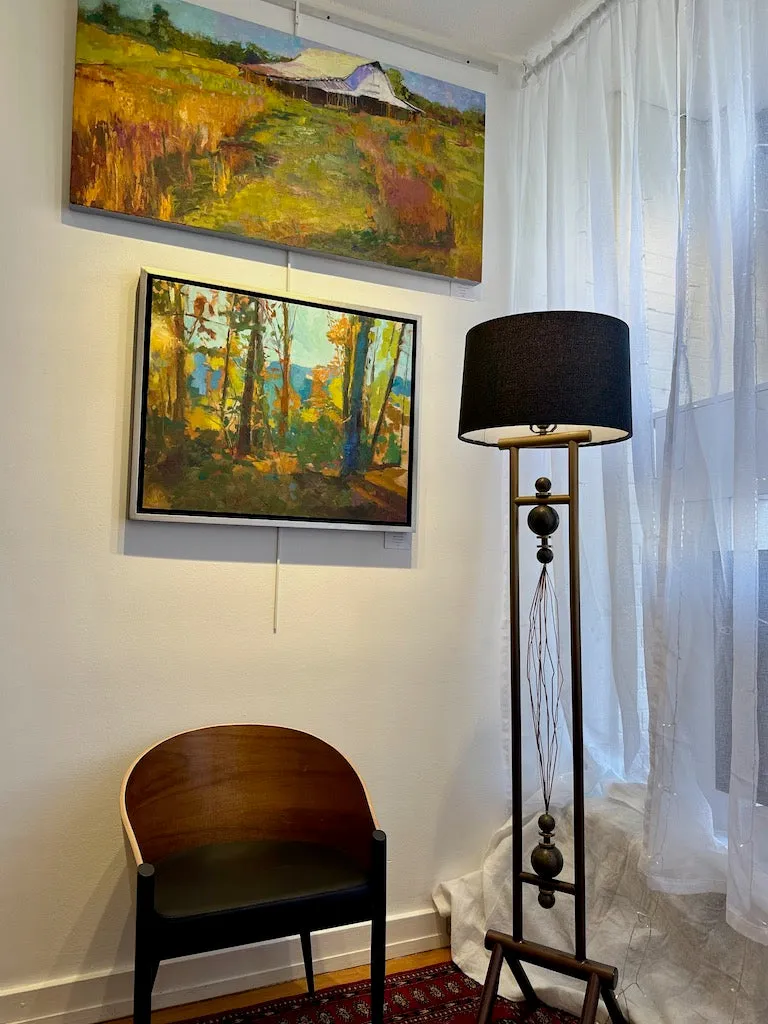 TESLA INSPIRED HAND FORGED FLOOR LAMP