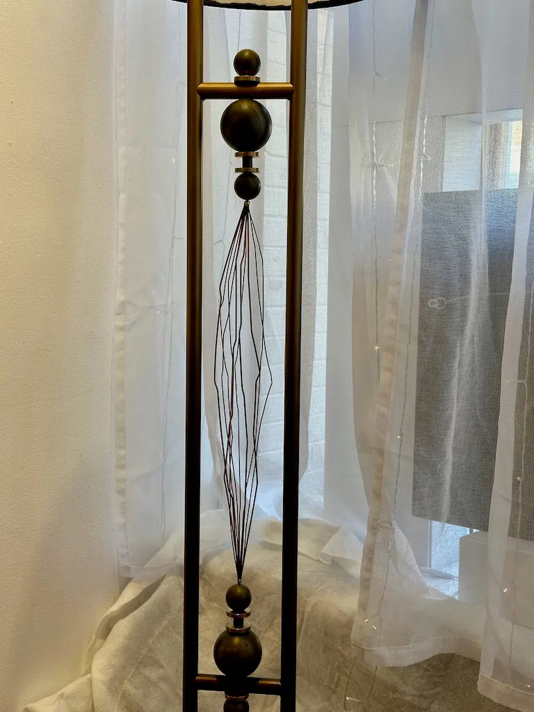 TESLA INSPIRED HAND FORGED FLOOR LAMP