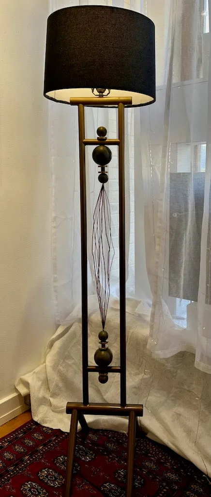 TESLA INSPIRED HAND FORGED FLOOR LAMP