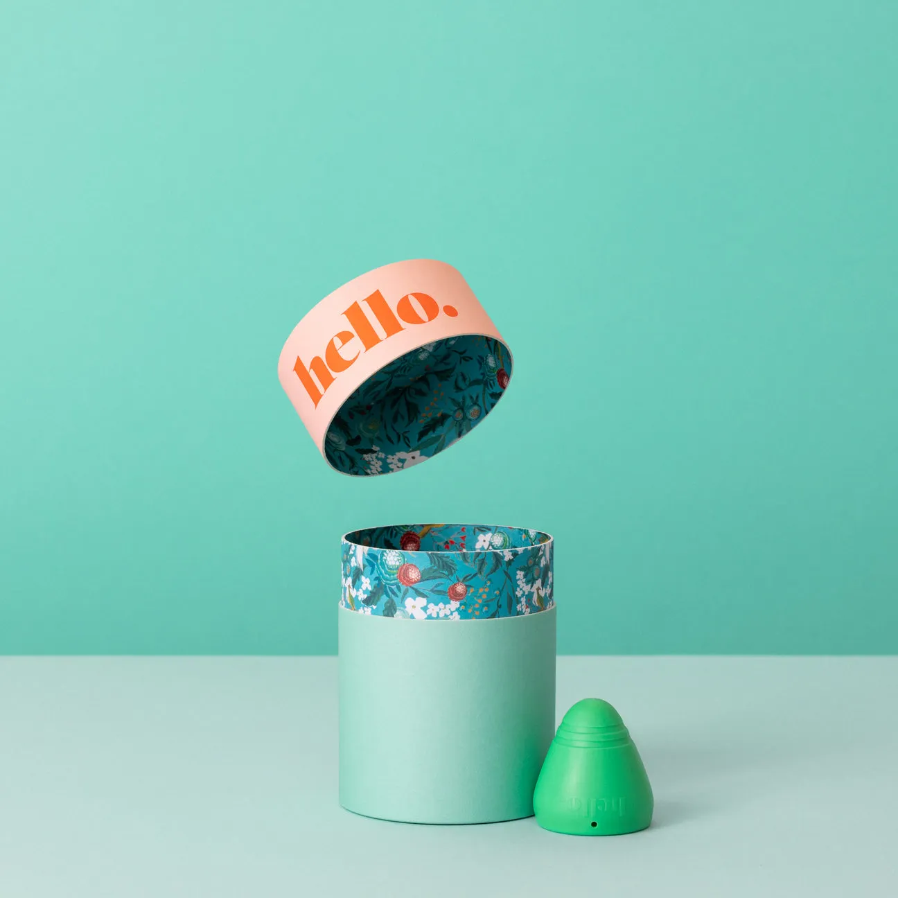 The Hello Cup Low Cervix SM/L Green