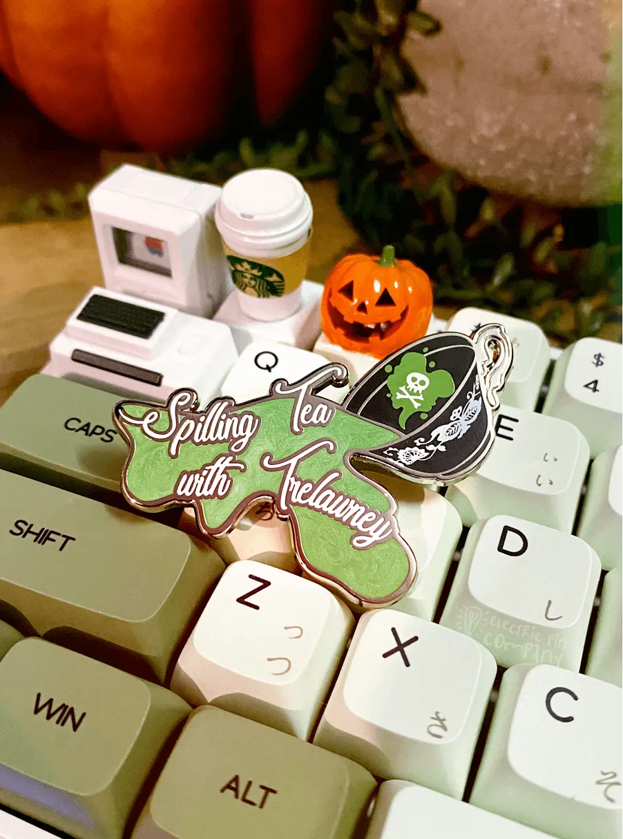 The Poison "Spilling Tea With Trelawney" Enamel Pin