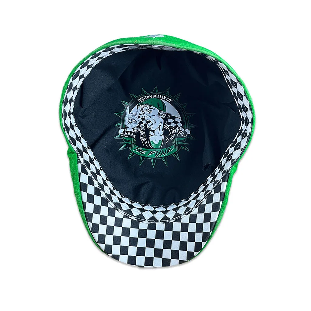 The Punk Boston Scally Cap - Irish Green