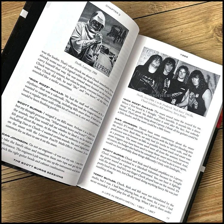 THE SCOTT BURNS SESSIONS: A Life In Death Metal 1987 – 1997 [HARDCOVER BOOK]
