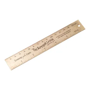THE SUPERIOR LABOR | ザシュペリオールレイバー　15cm brass ruler