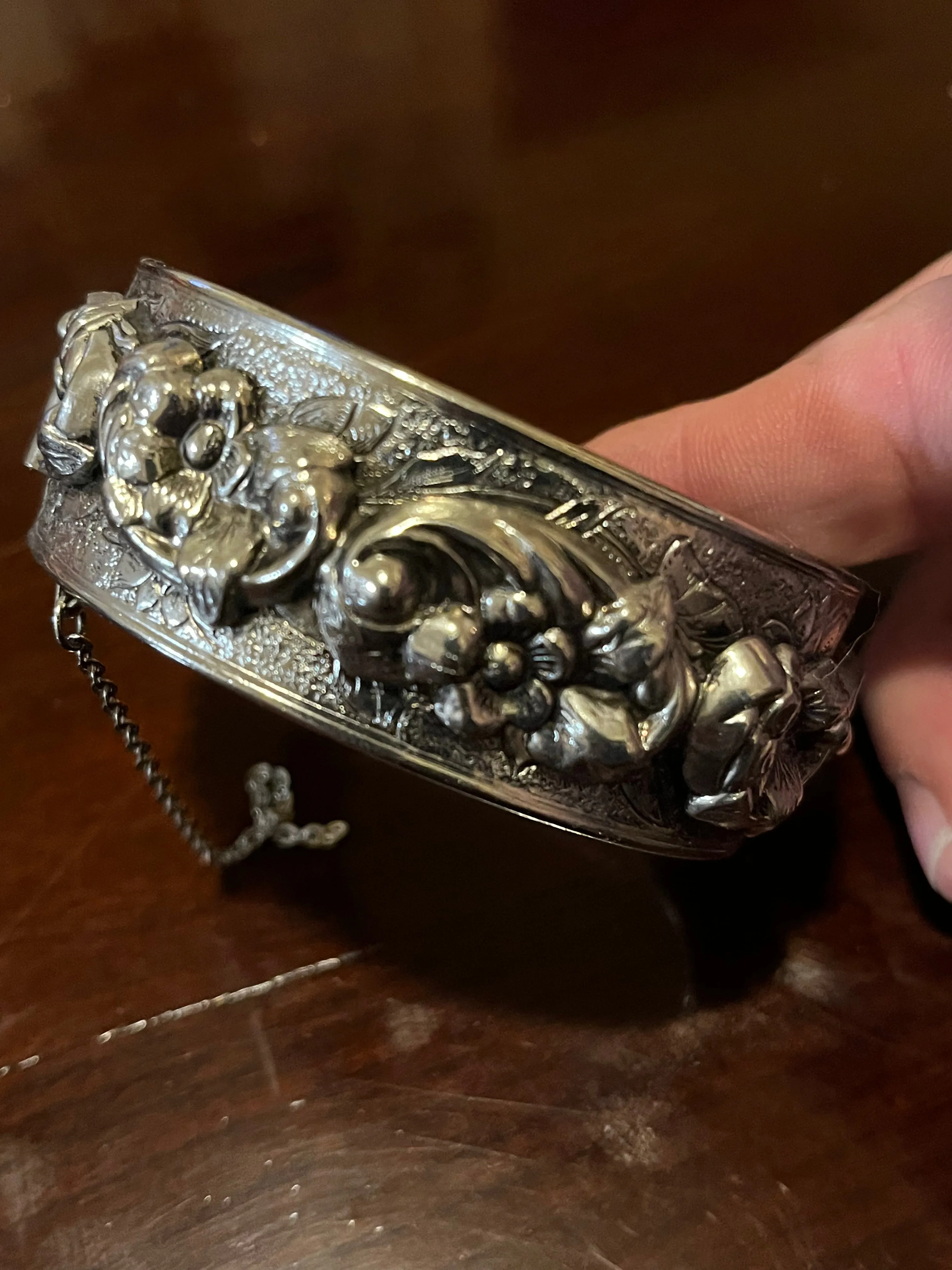 Thick Metal Bangle