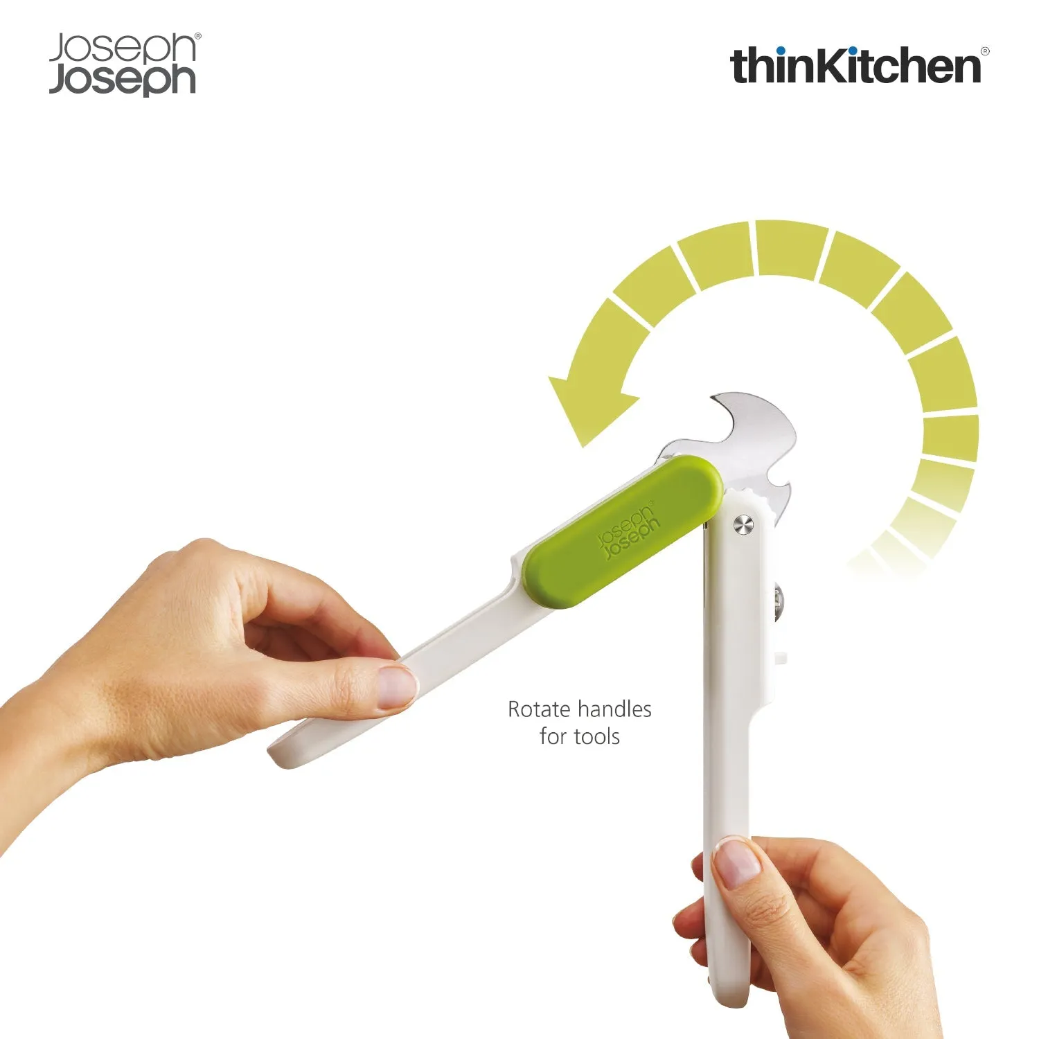 thinKitchen™ Joseph Joseph Pivot 3-in-1 Can Opener - White