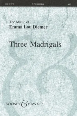 THREE MADRIGALS SATB