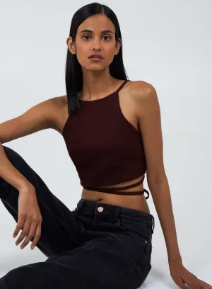Tie Back Crop Top
