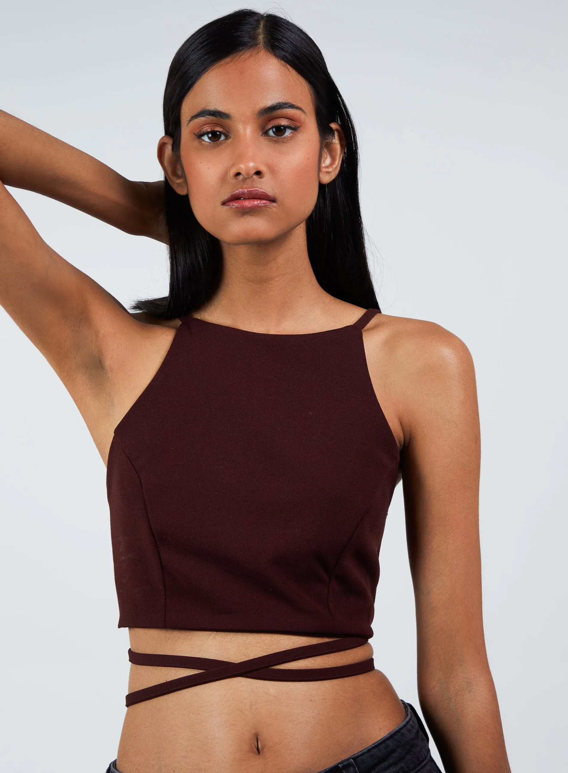 Tie Back Crop Top