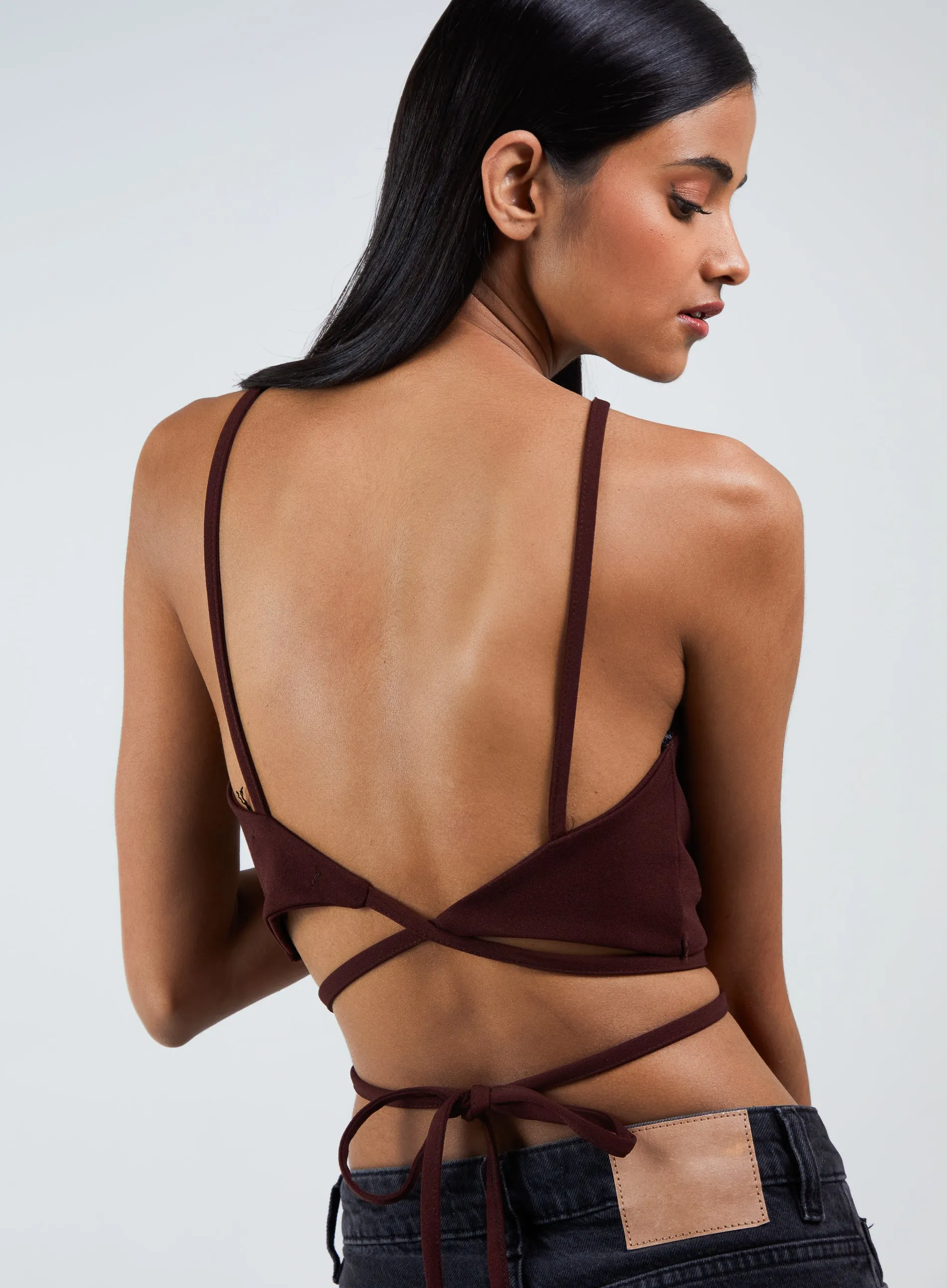Tie Back Crop Top