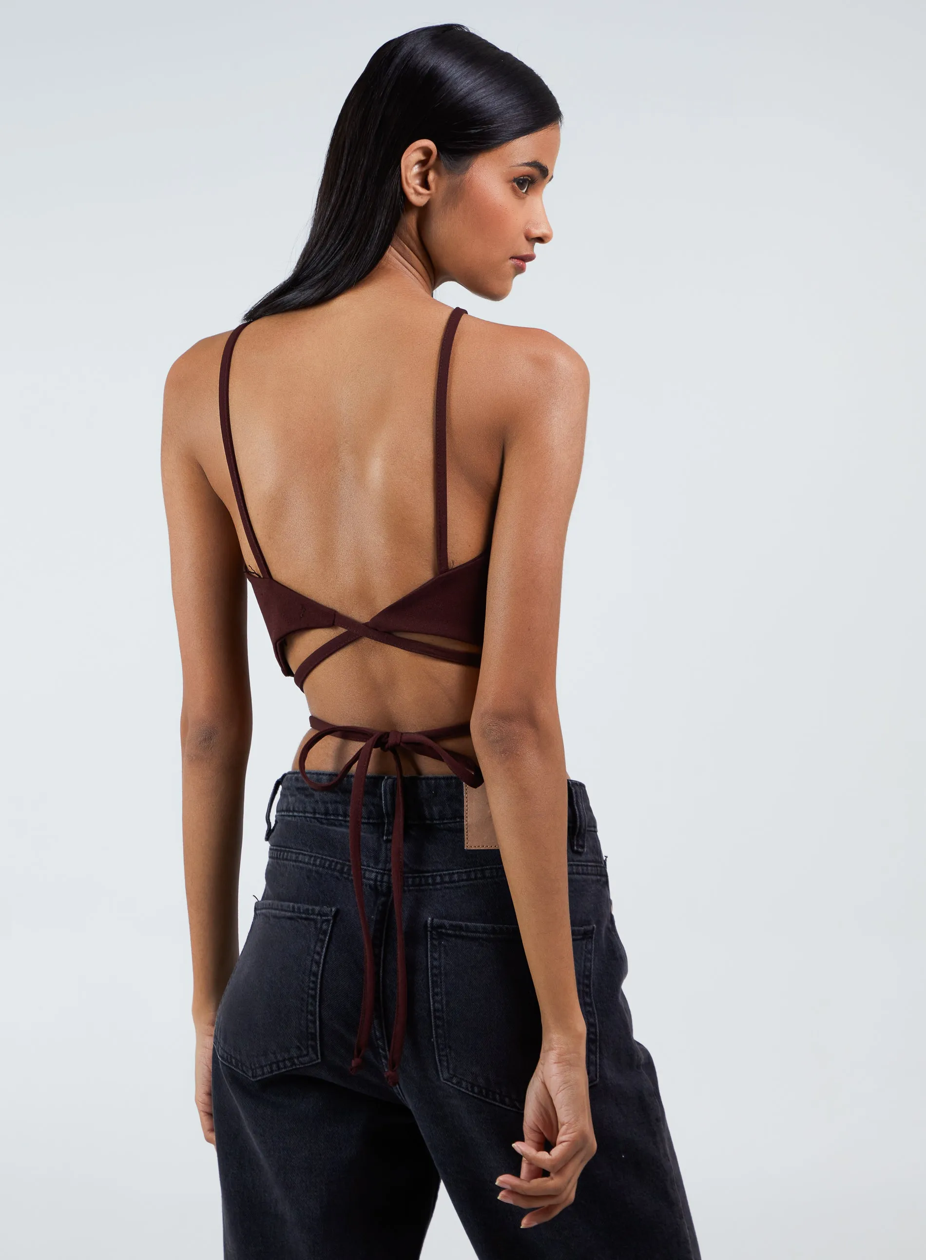 Tie Back Crop Top