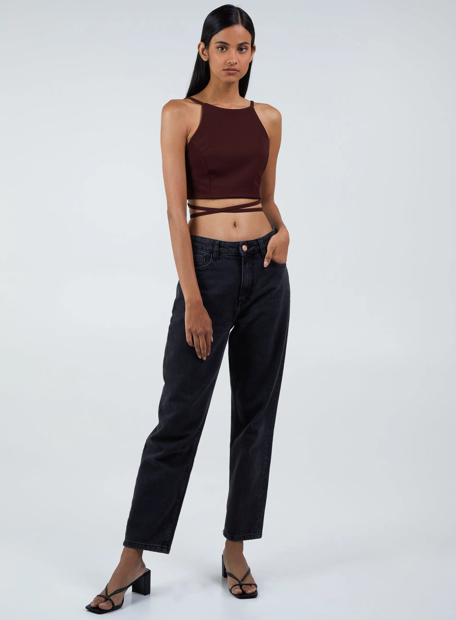 Tie Back Crop Top