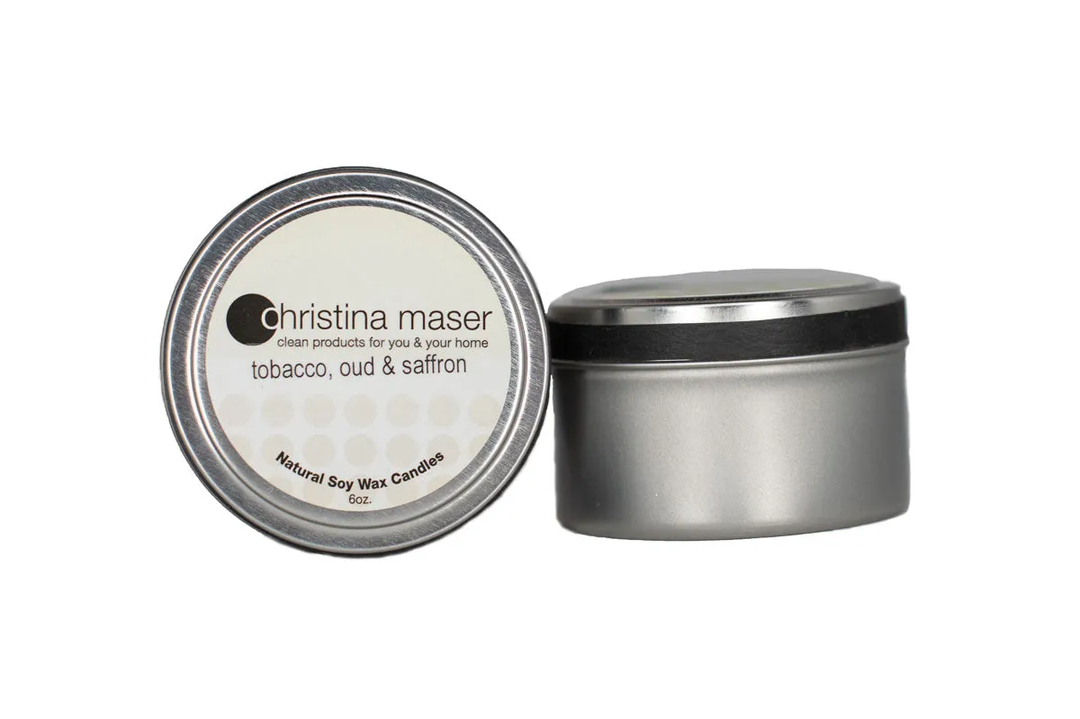 Tobacco, Oud and Saffron Candle
