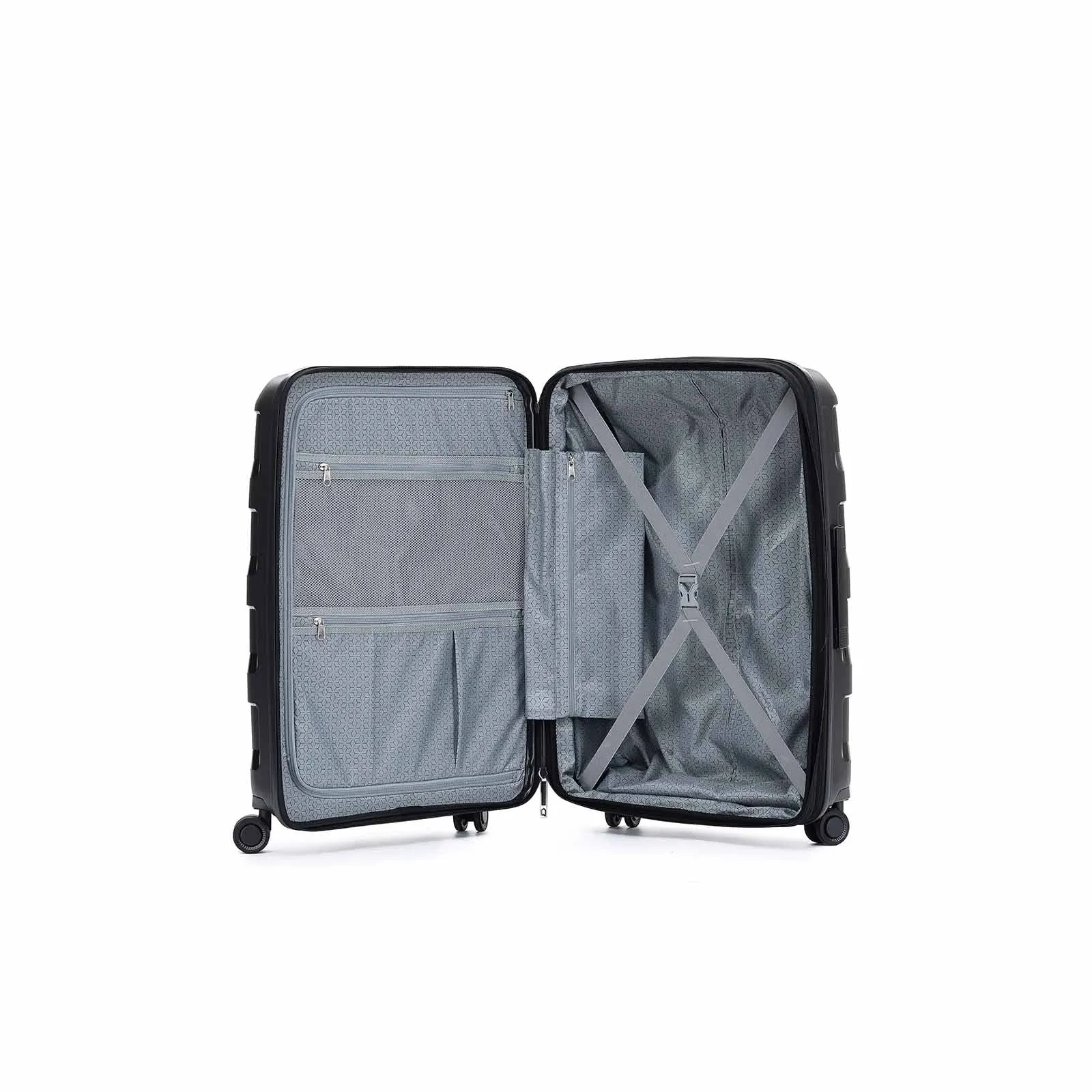 Tosca Comet 4 Wheel 55cm Carry-On Suitcase Black