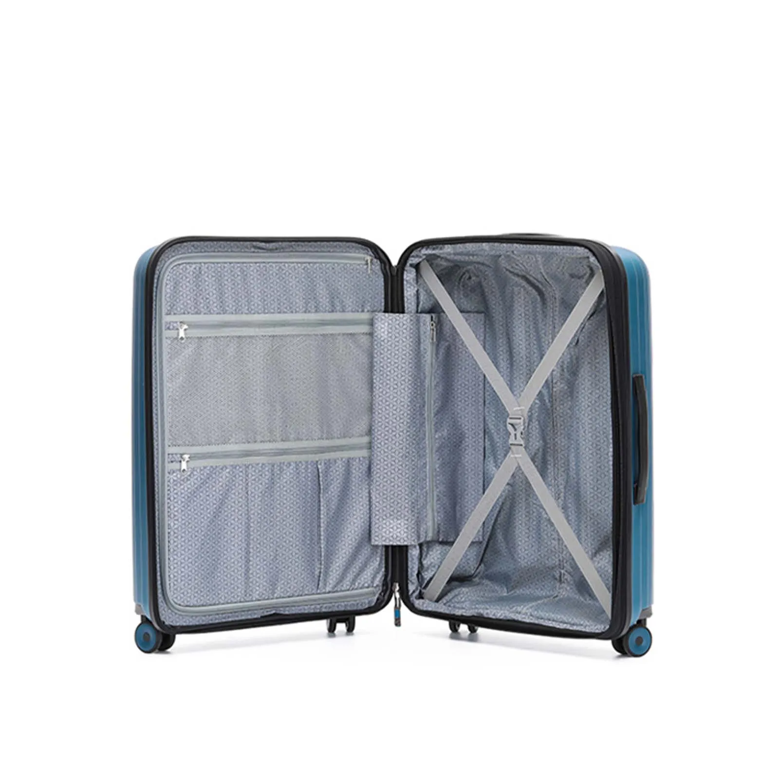 Tosca Eclipse 4 Wheel 55cm Carry-On Suitcase Blue