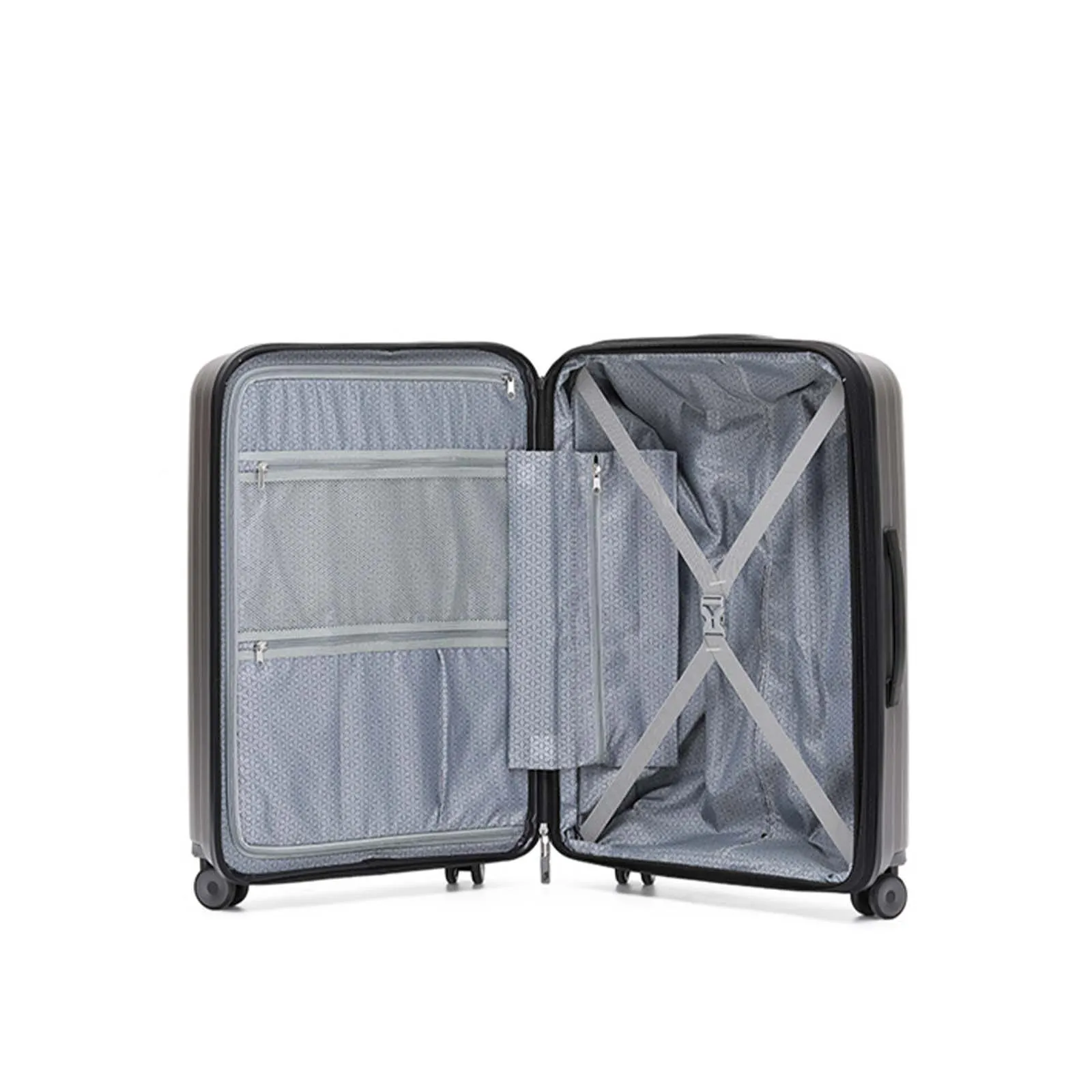 Tosca Eclipse 4 Wheel 55cm Carry-On Suitcase Charcoal
