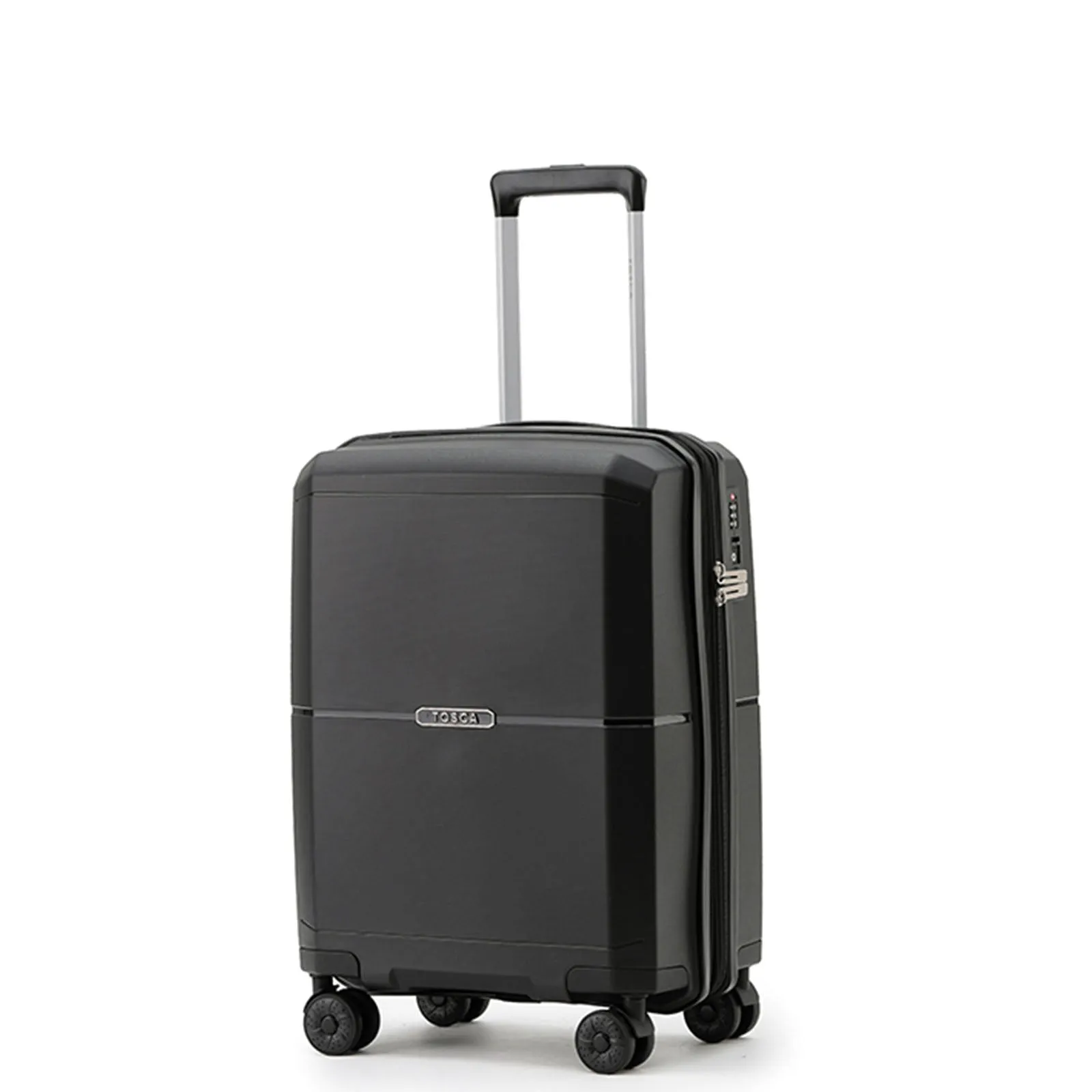 Tosca Globetrotter 20 Inch Carry-On Suitcase Black