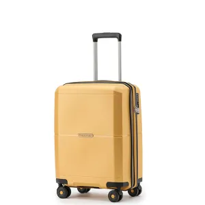 Tosca Globetrotter 20 Inch Carry-On Suitcase Gold
