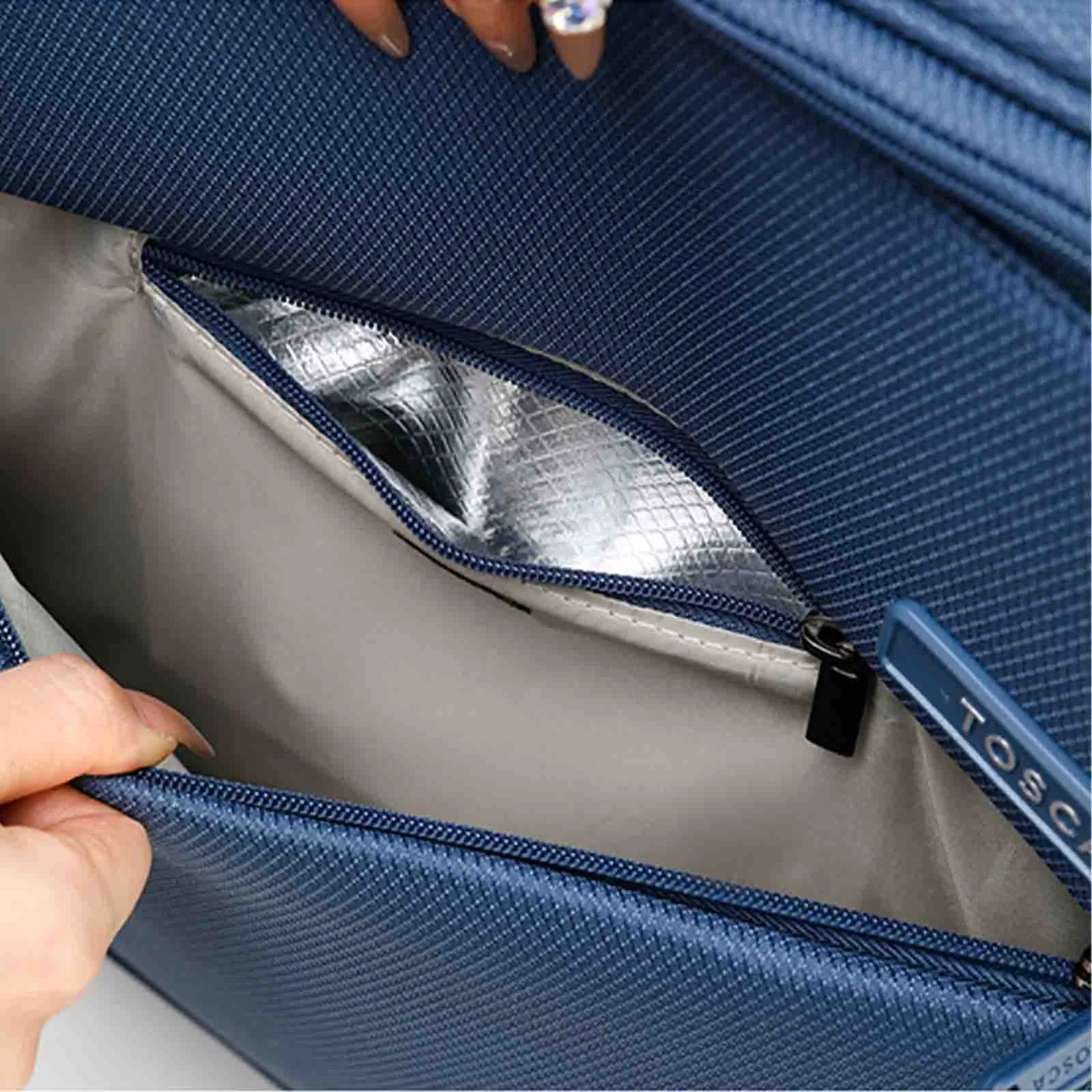 Tosca So-Lite 4W 54cm Carry-On Suitcase Blue