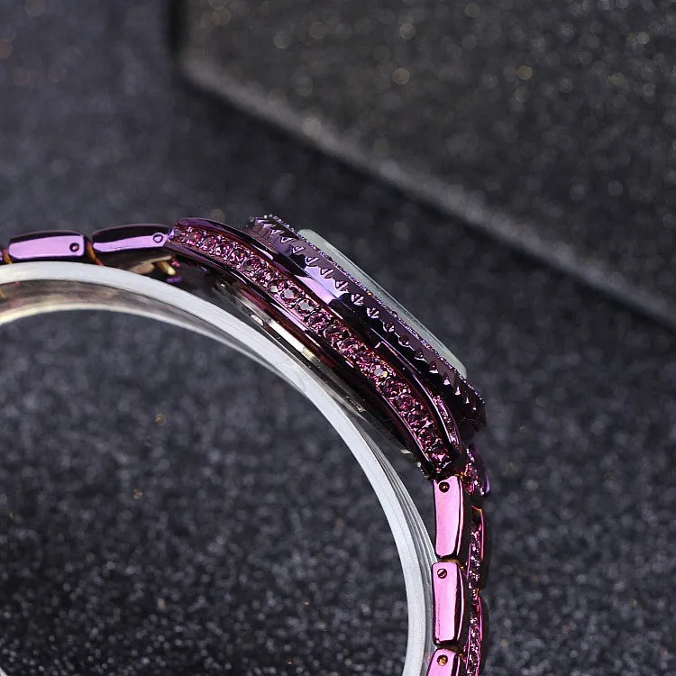 Trendy Diamond With Scale Women's Watch