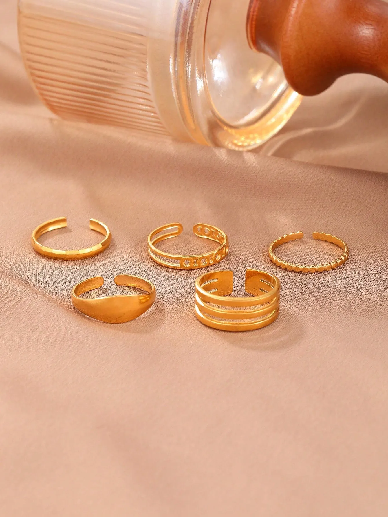 Trendy Knuckle Thumb Finger Stackable Rings