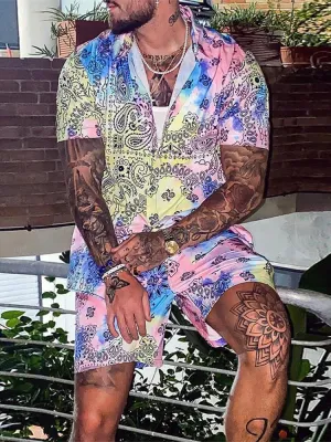 Trendy men two piece Beach set