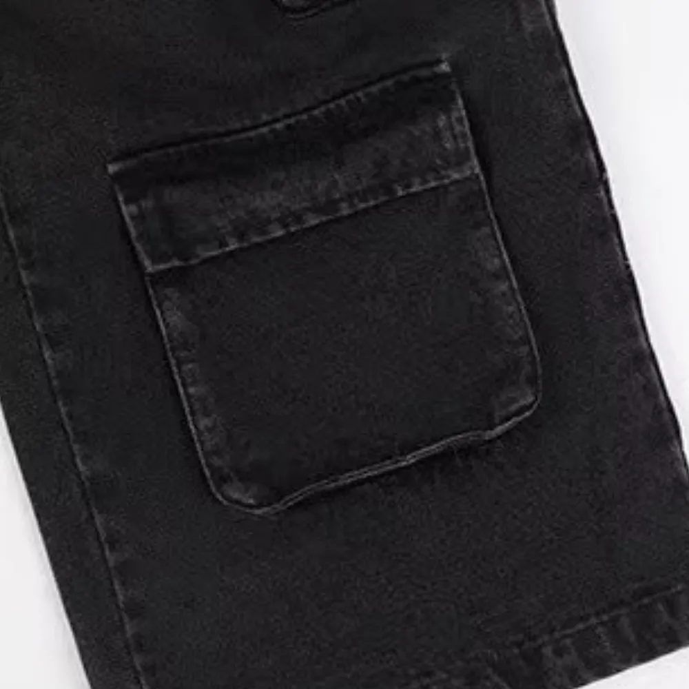 🔥Trendy Multi Pockets Baggy Cargo Jeans