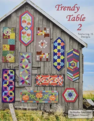 Trendy Table 2 Table Runner Book