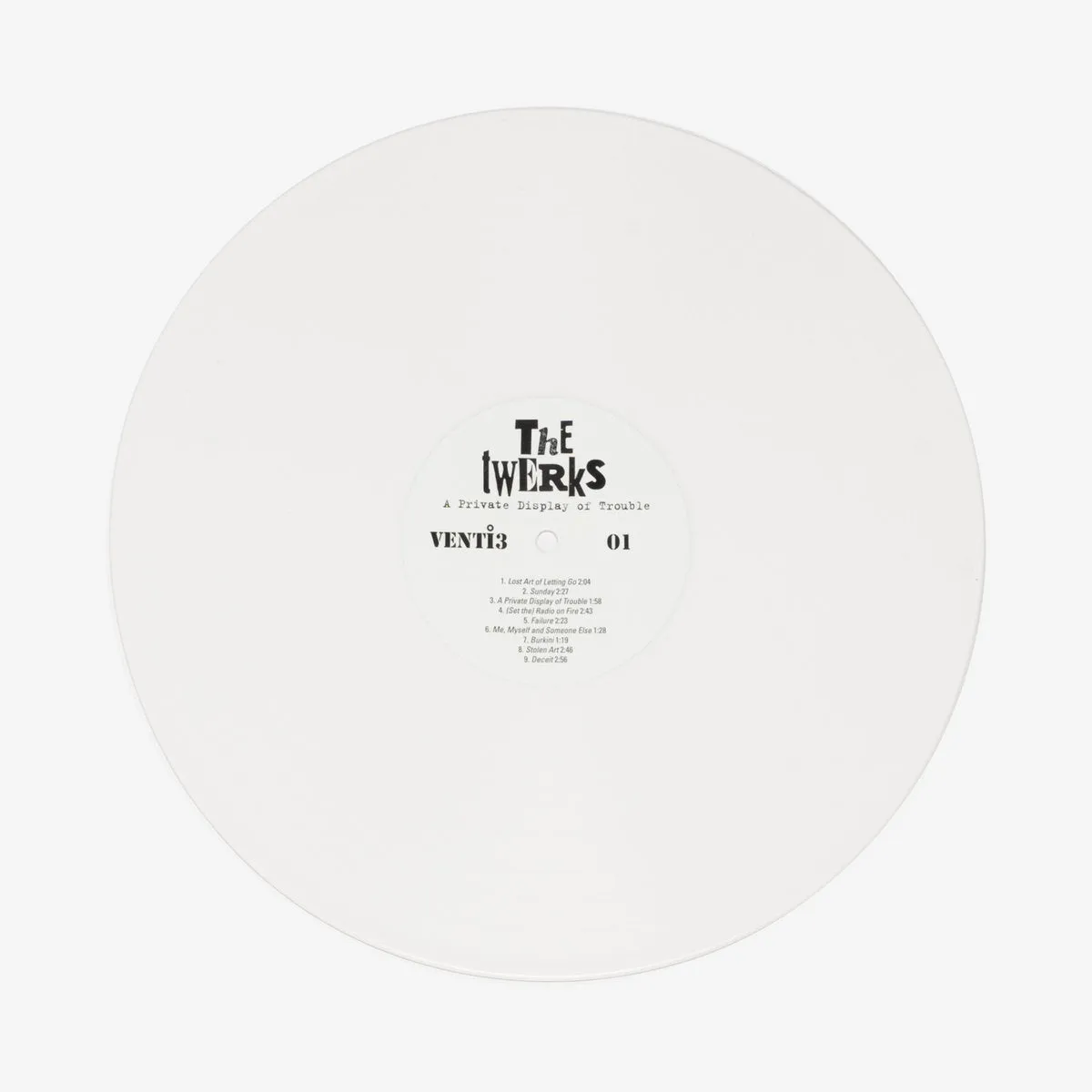 Twerks, The –  A Private Display of Trouble [IMPORT GREEN NOISE USA EXCLUSIVE WHITE VINYL] – New 12"