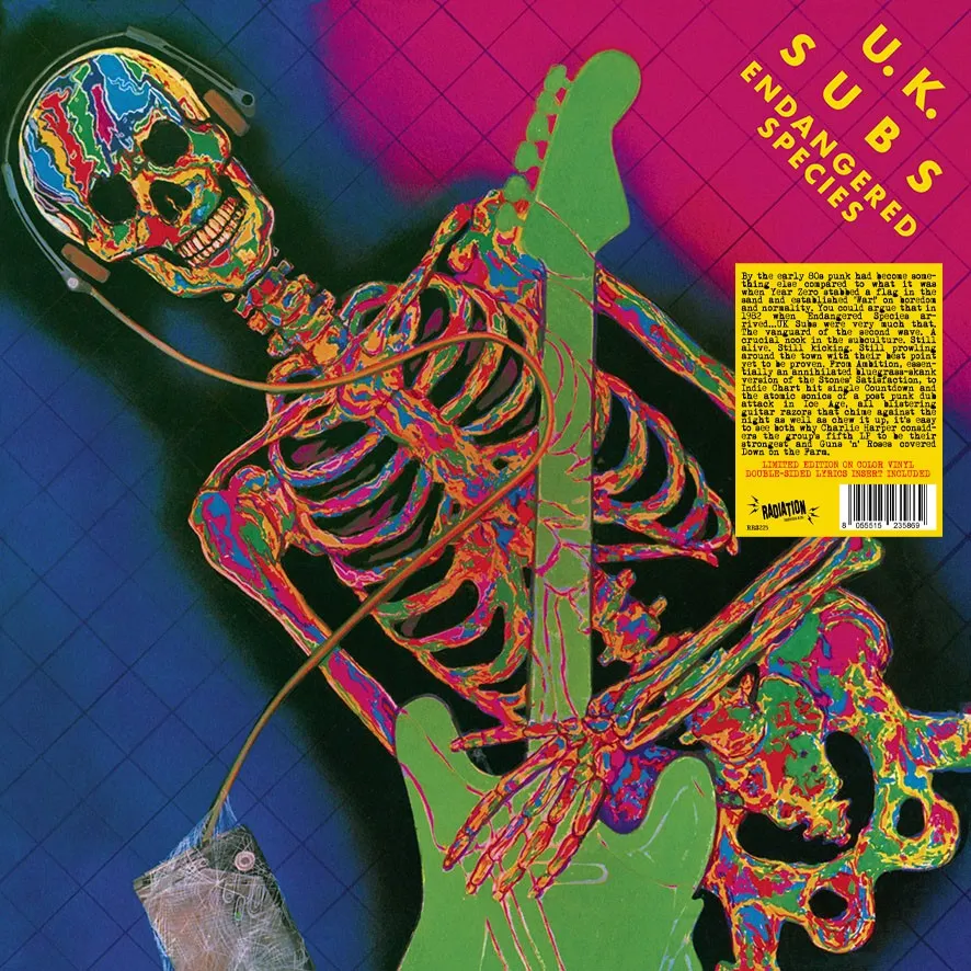 UK Subs "Endangered Species" LP