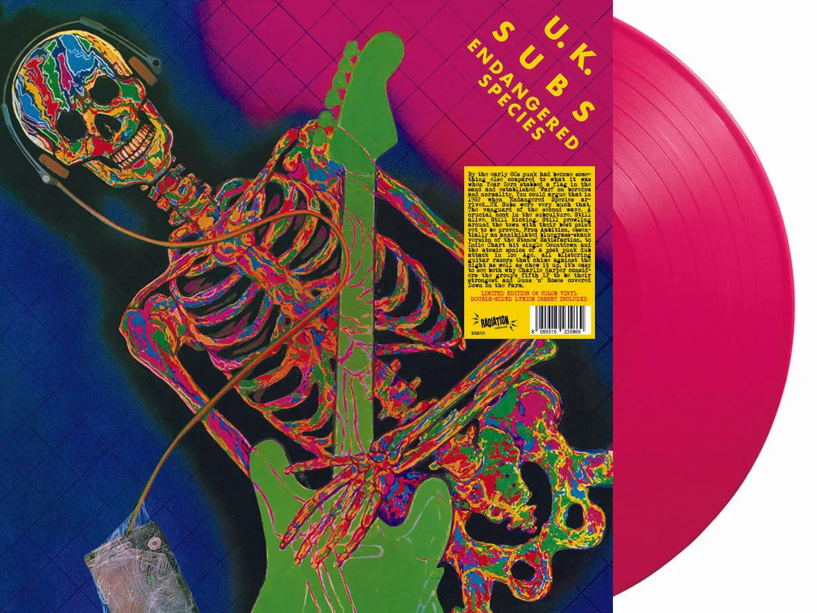 UK Subs "Endangered Species" LP