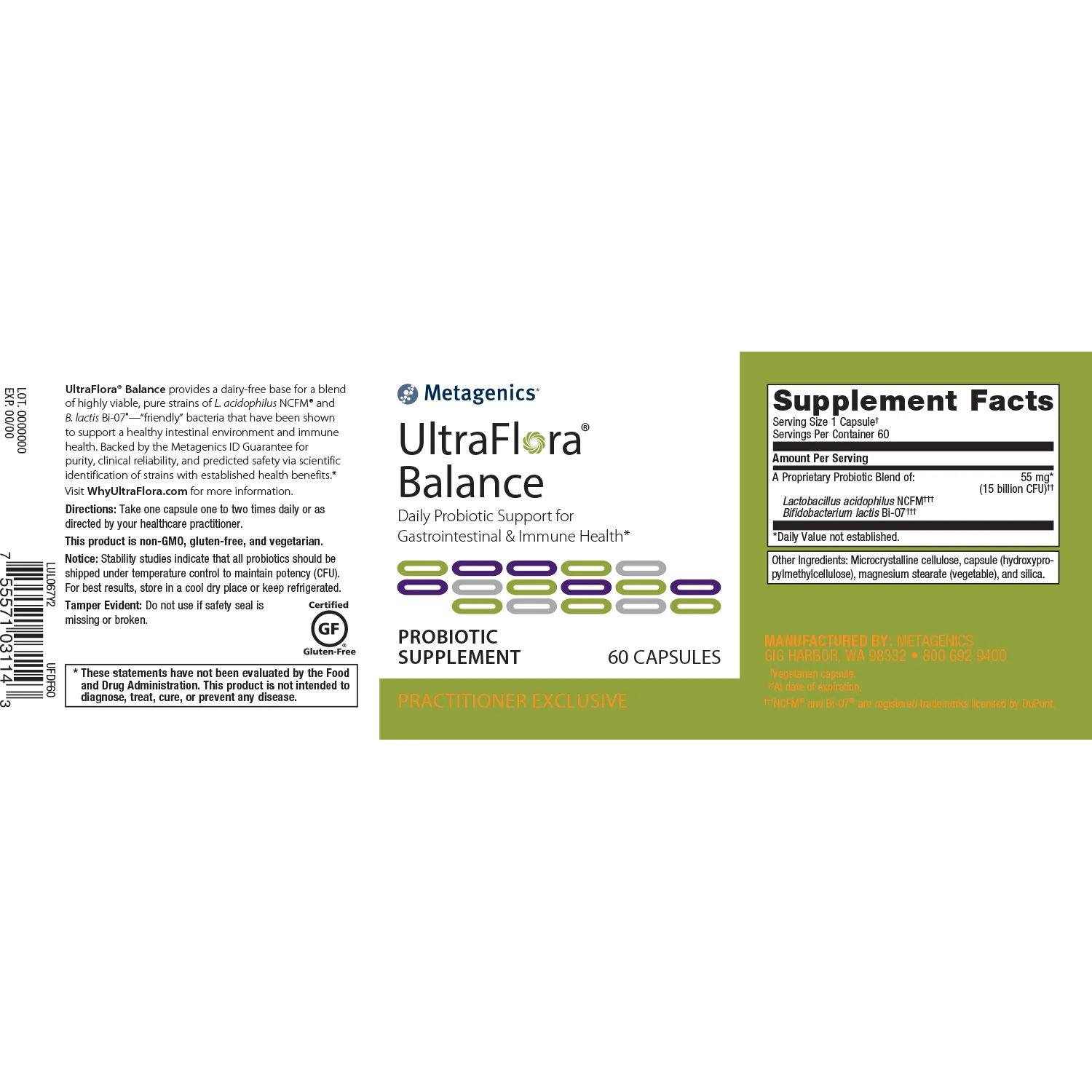 UltraFlora® Balance <br>Daily Probiotic Support for Gastrointestinal & Immune Health*