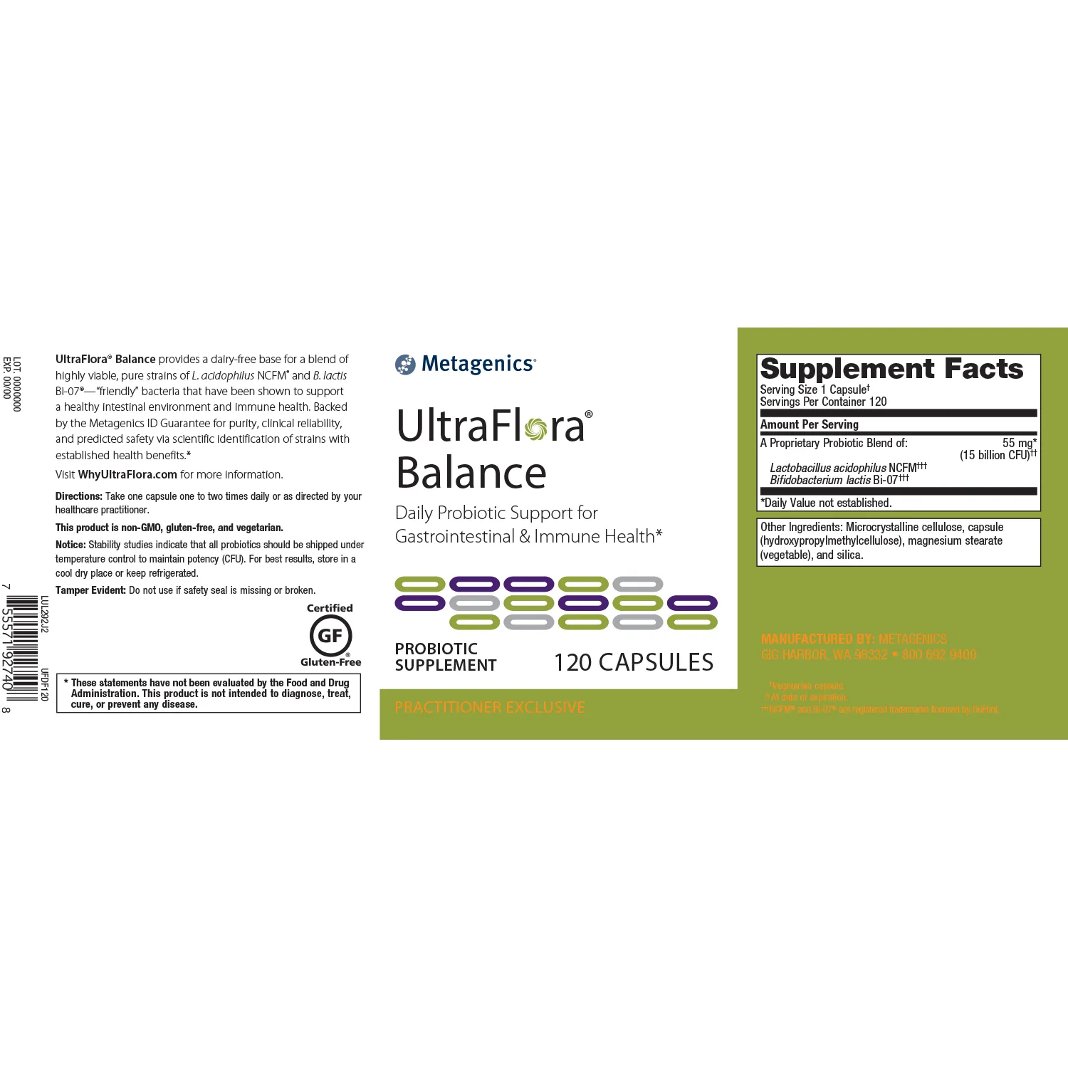 UltraFlora® Balance <br>Daily Probiotic Support for Gastrointestinal & Immune Health*
