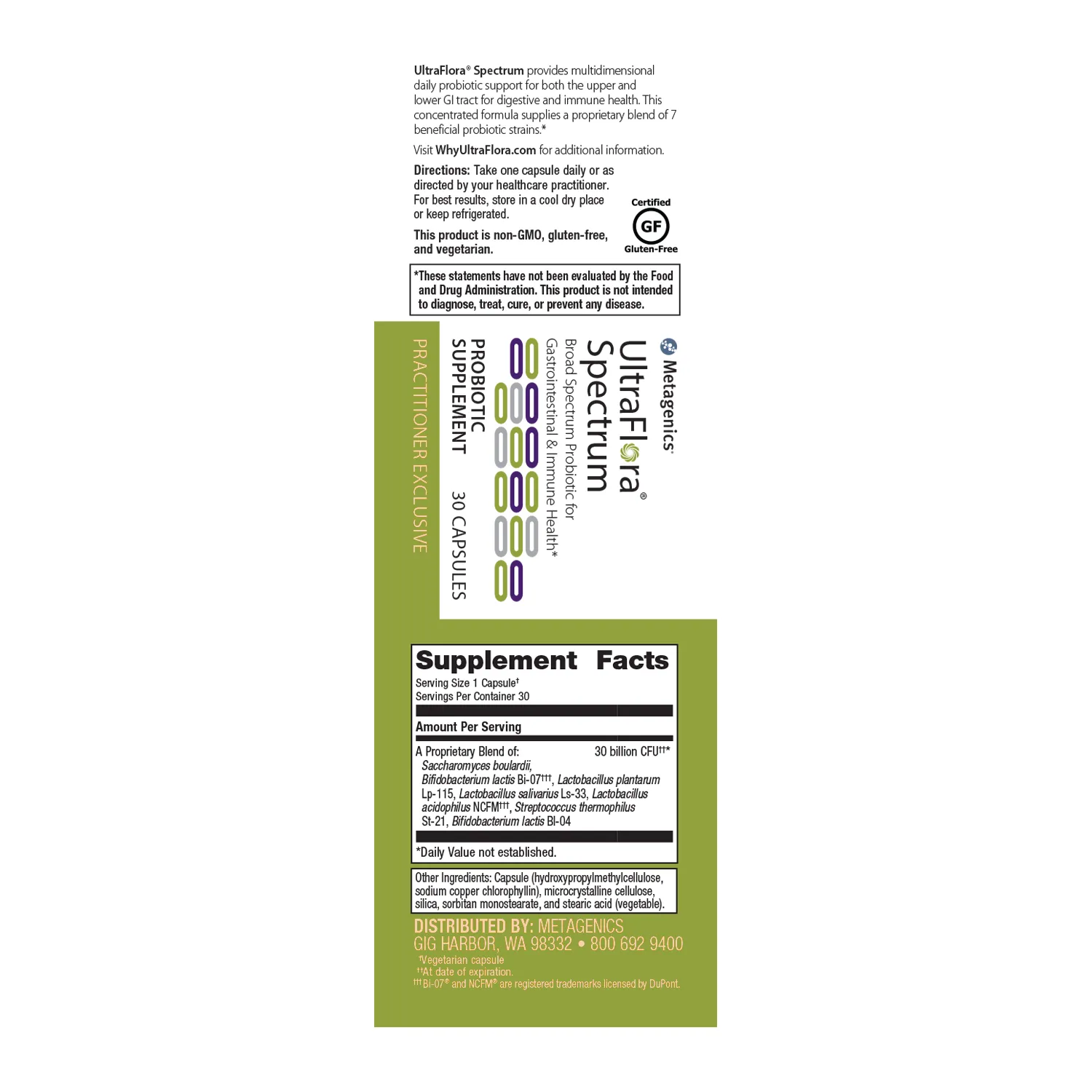 UltraFlora® Spectrum <br>Broad Spectrum Probiotic for Gastrointestinal & Immune Health*