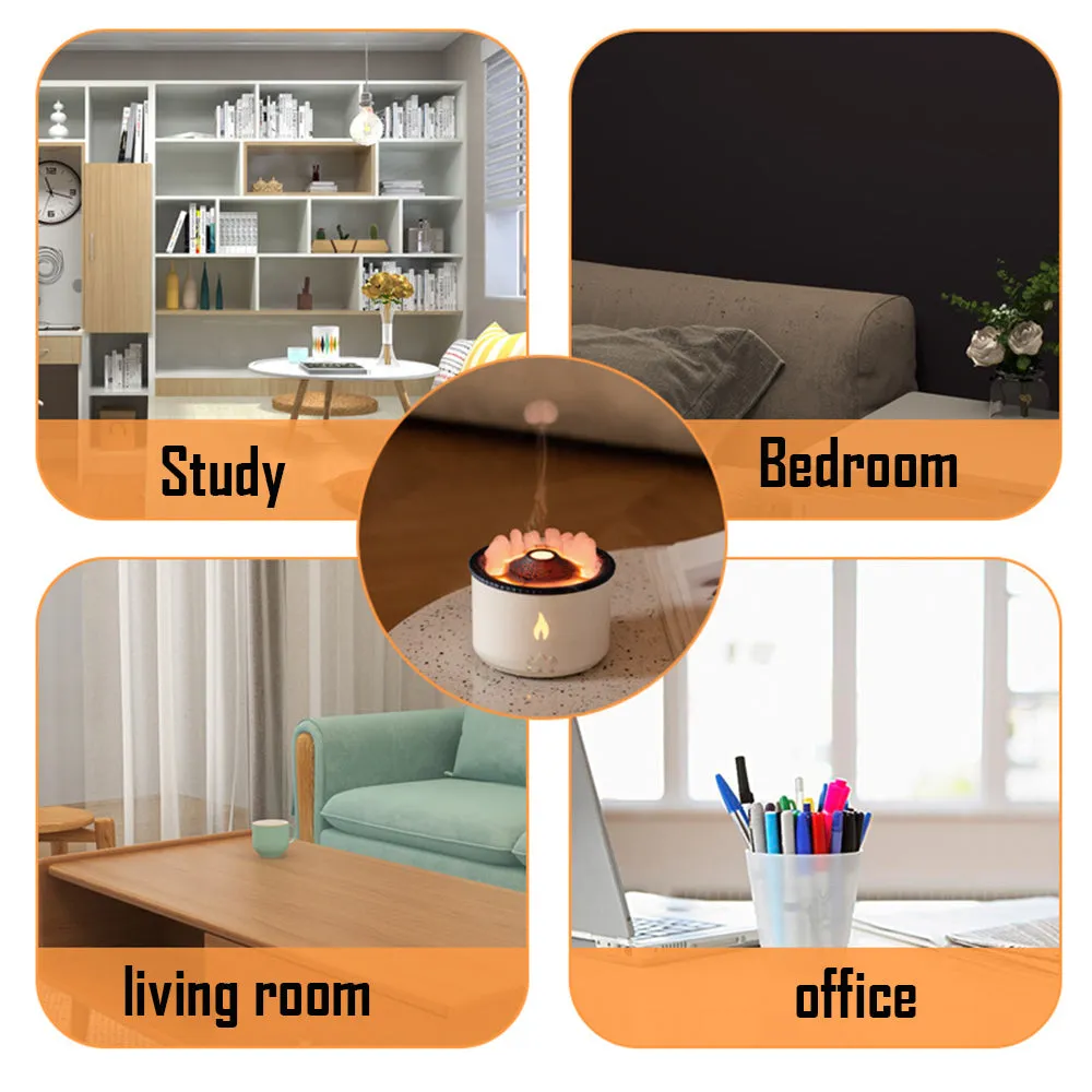 Ultrasonic Volcano Essential Oil Humidifier