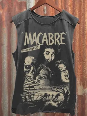 Unisex Horror 100% Cotton Tank Top
