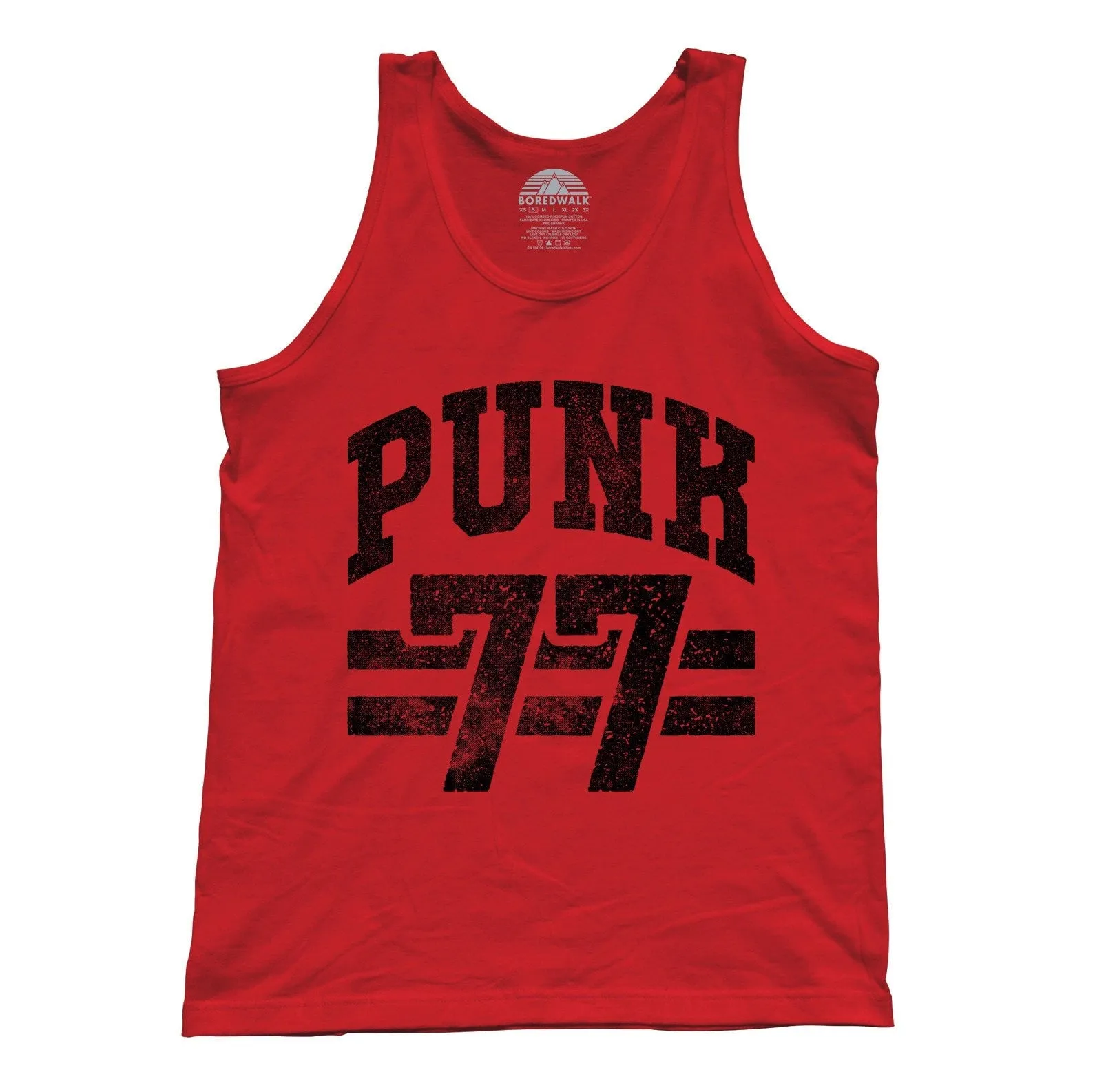 Unisex Punk 77 Tank Top - Alternative Music Punk Rock Grunge