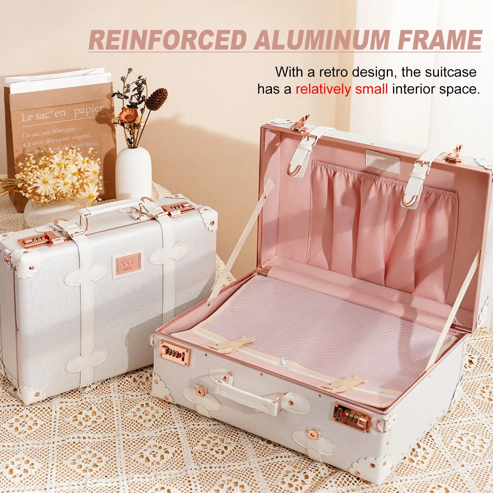 urecity Vintage Carry-on Overnight Case  16 inches