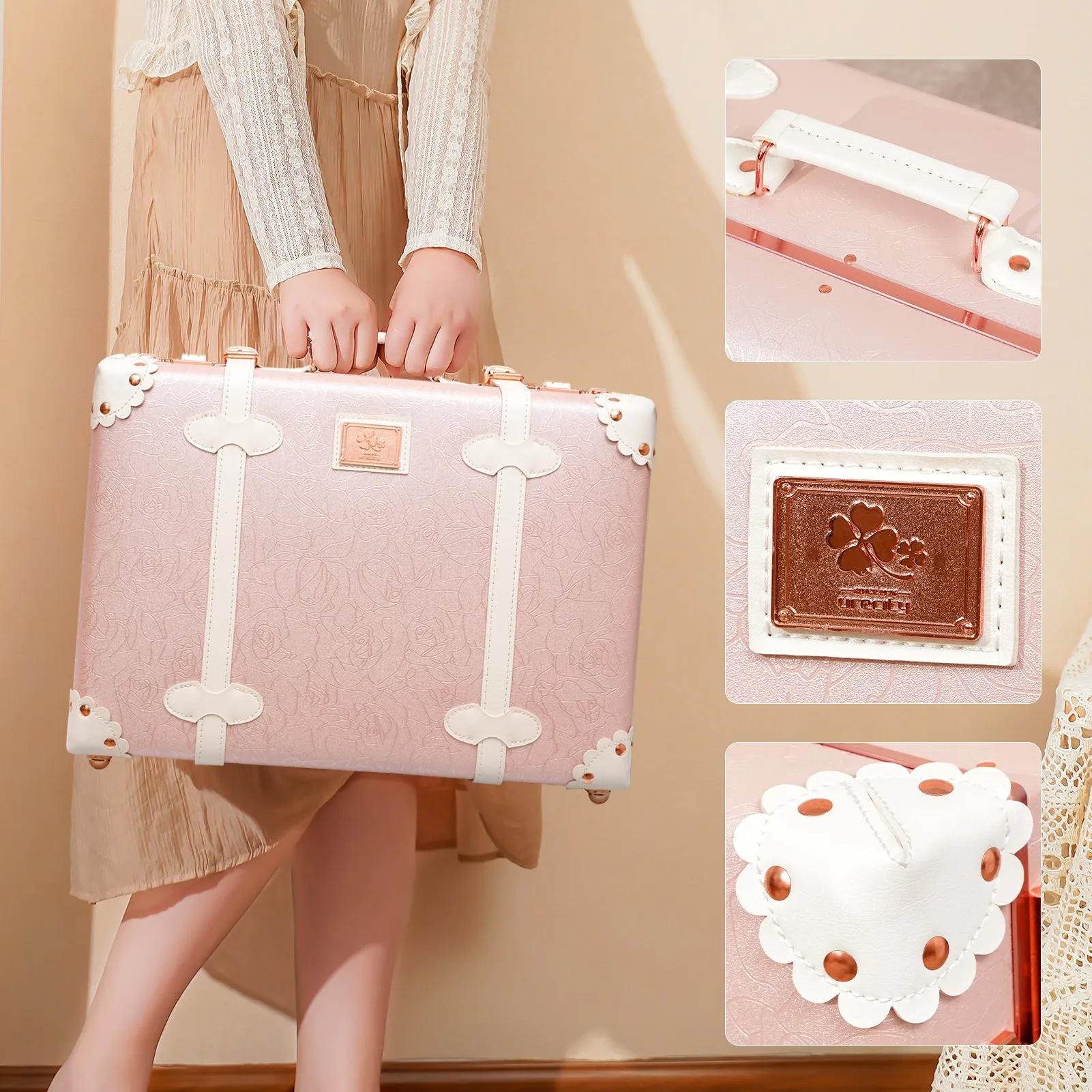 urecity Vintage Carry-on Overnight Case  16 inches