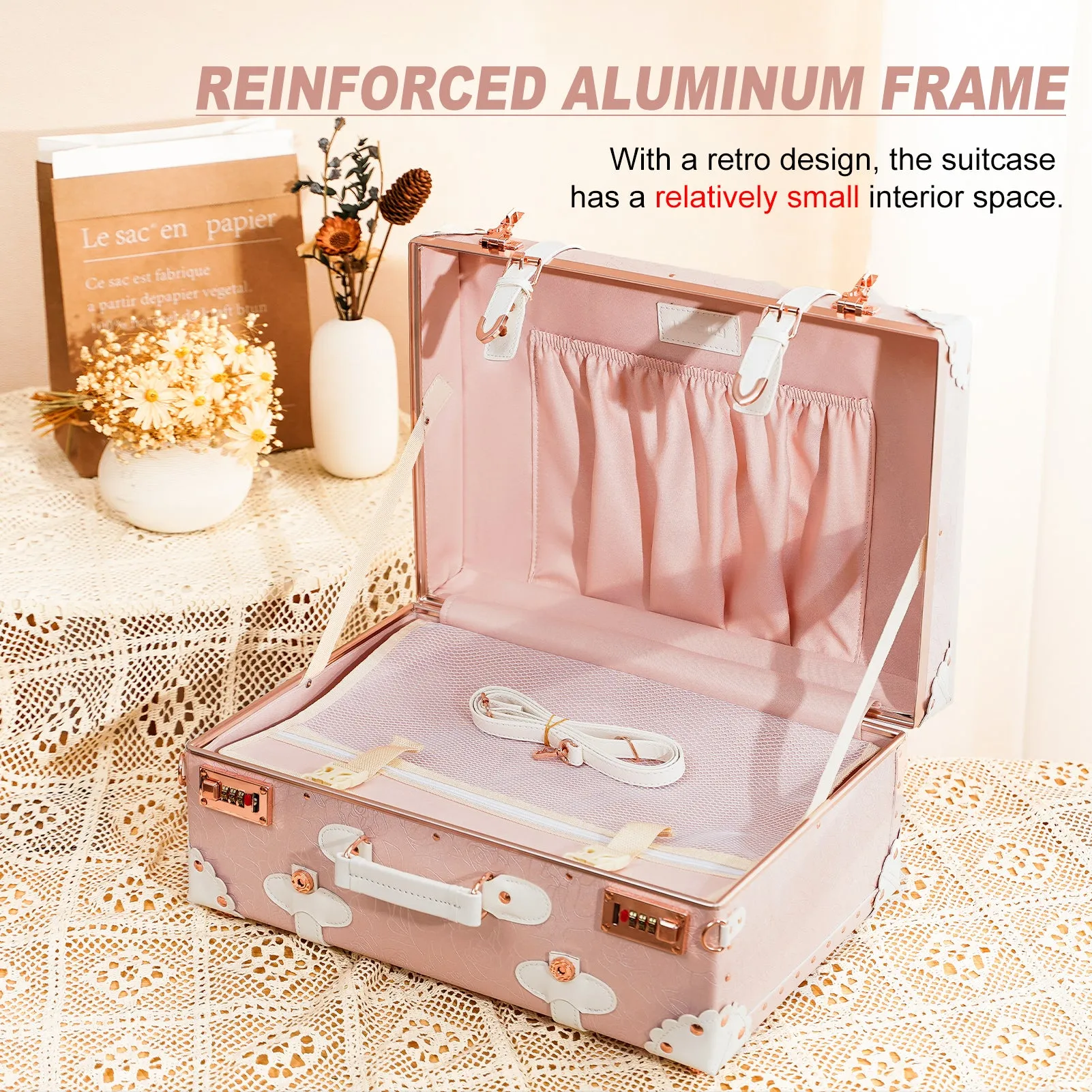 urecity Vintage Carry-on Overnight Case  16 inches
