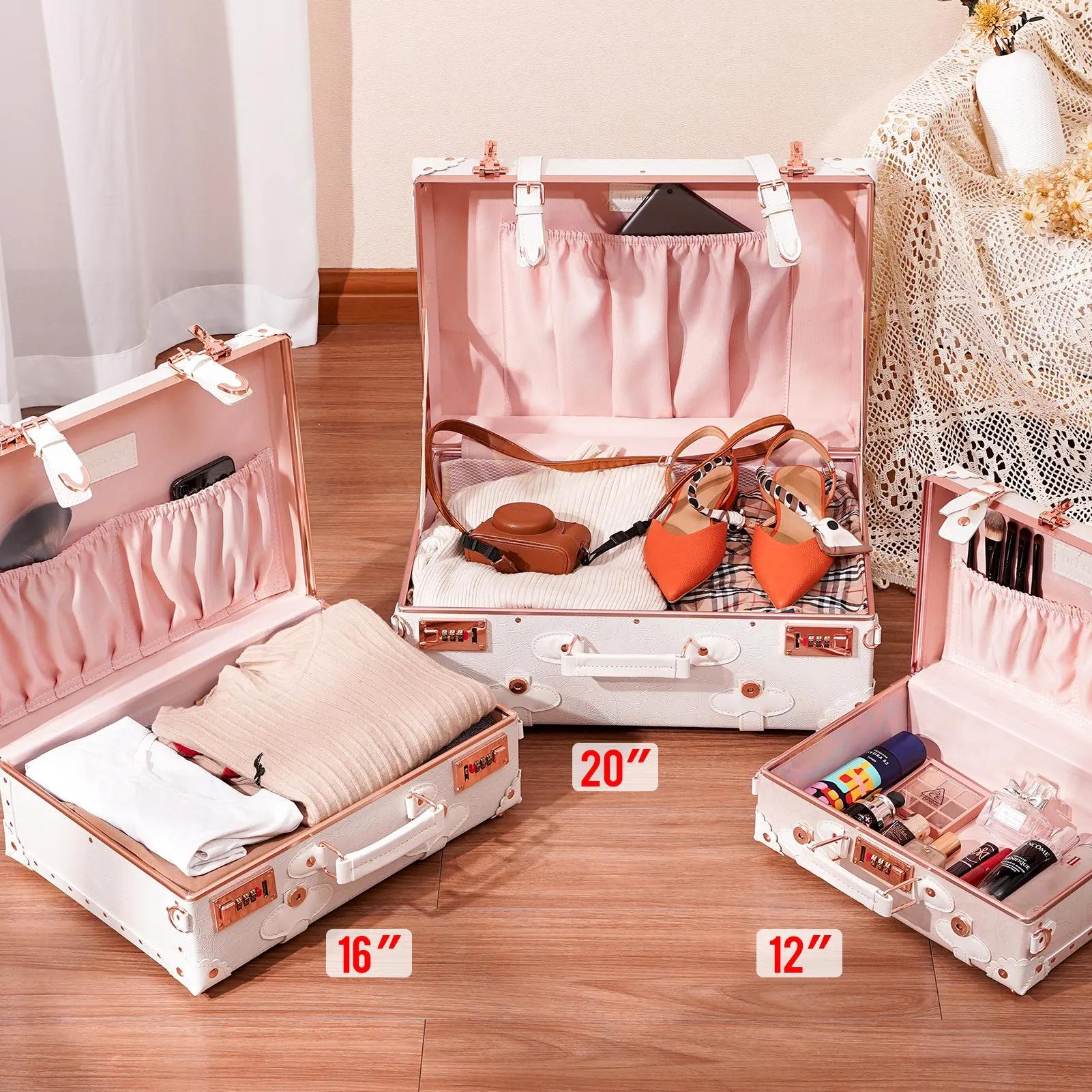 urecity Vintage Carry-on Overnight Case  16 inches