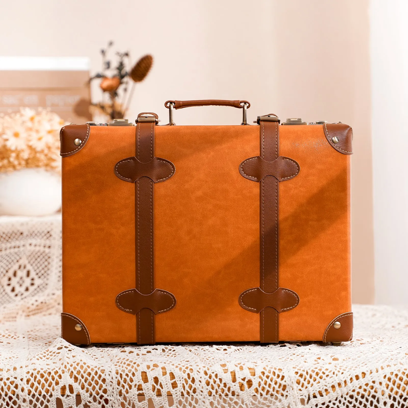 urecity Vintage Carry-on Overnight Case 16 inches