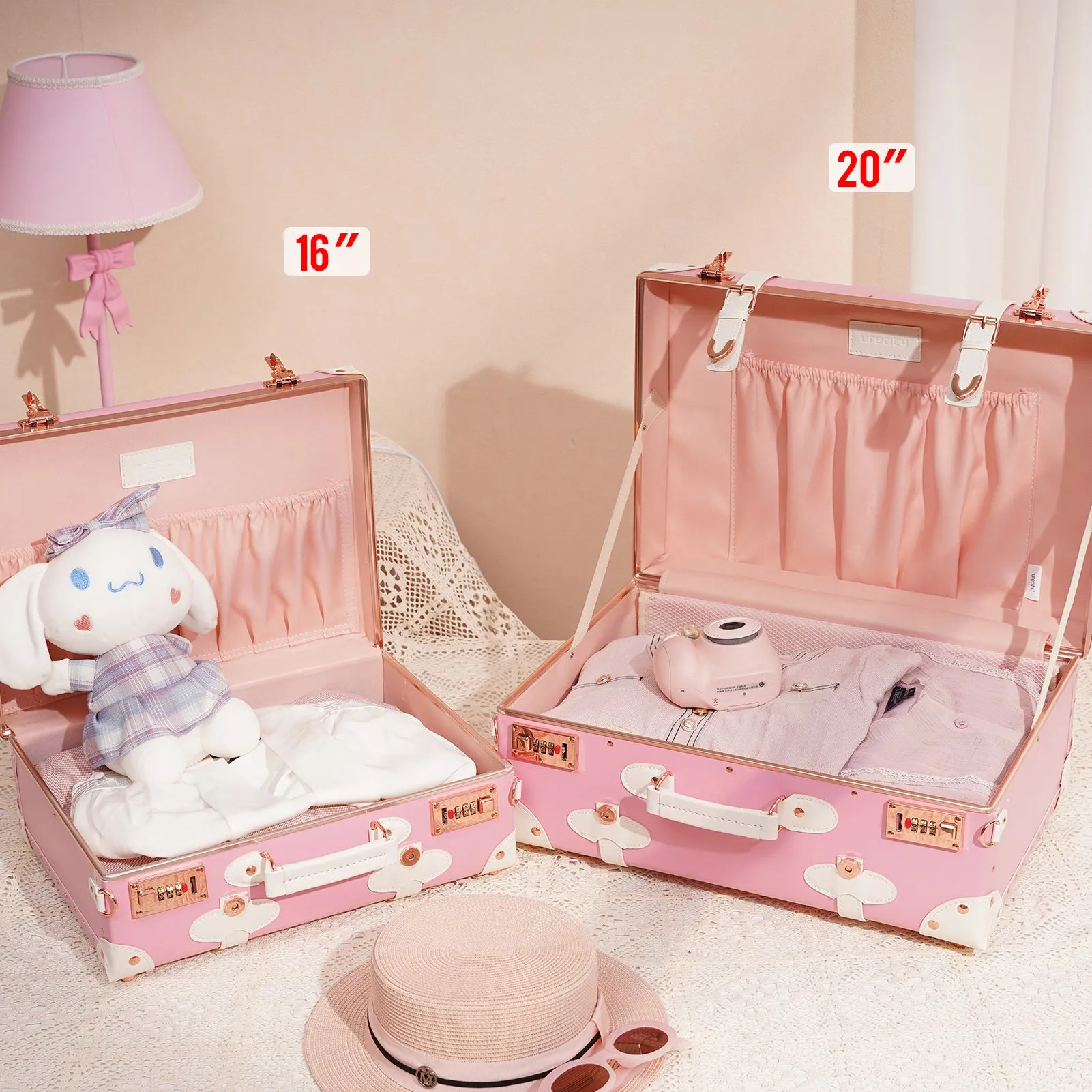 urecity Vintage Carry-on Overnight Case  16 inches