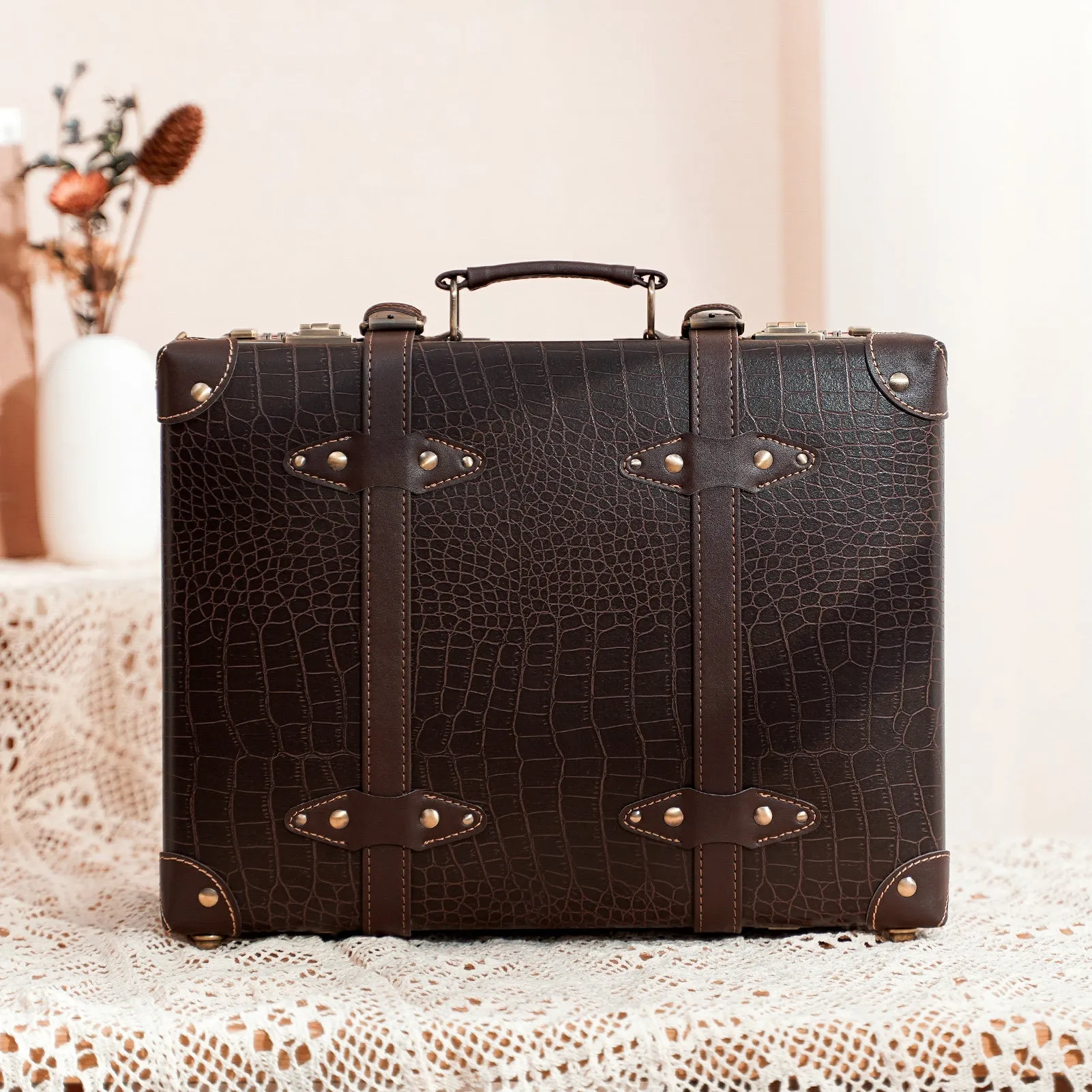 urecity Vintage Carry-on Overnight Case 16 inches