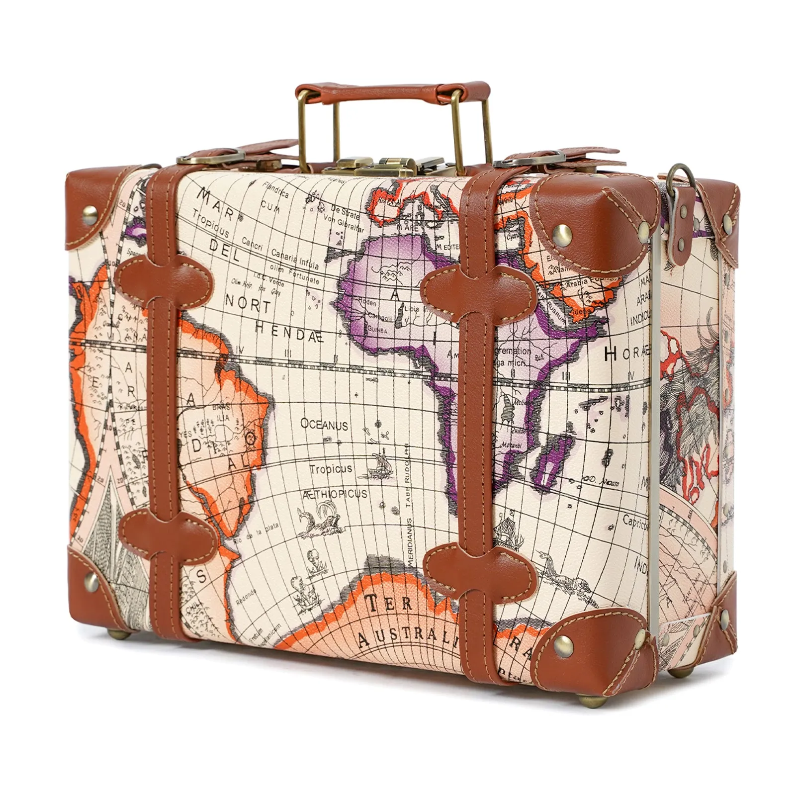 urecity Vintage Carry-on Overnight Case 16 inches